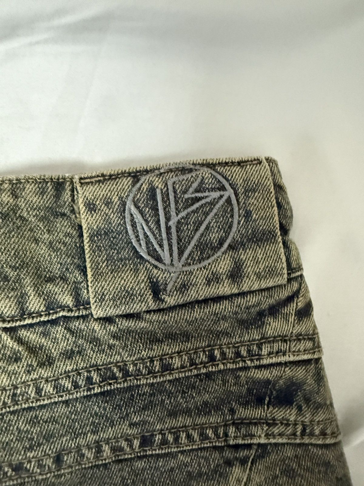 No Faith Studios No Faith Studios Wave Denim Jeans Green Distressed Size US 30 / EU 46 - 15 Thumbnail