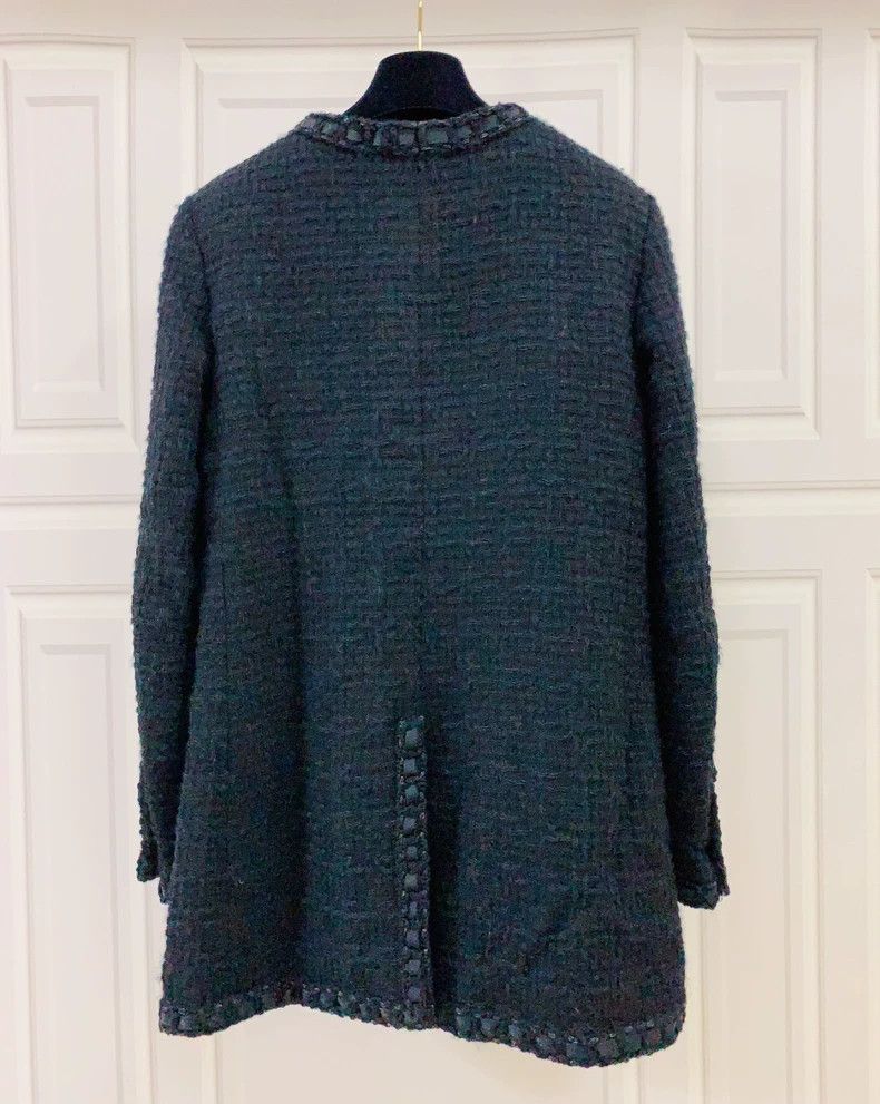 Chanel Chanel Roman series black medium and long jacket Size XS / US 0-2 / IT 36-38 - 2 Thumbnail