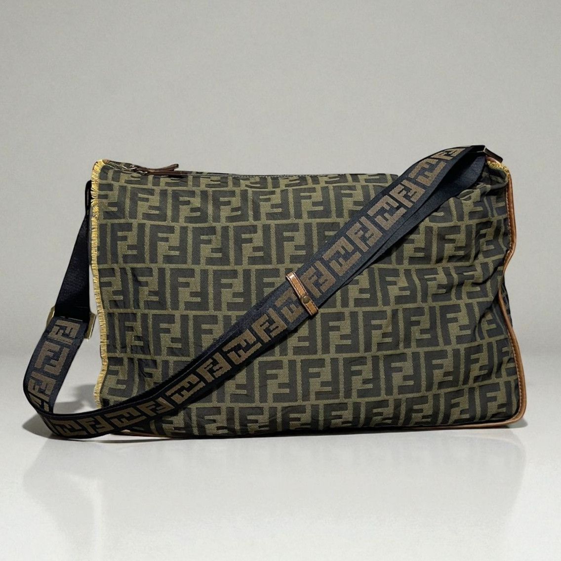 Fendi Vintage Fendi FF Zucca Logo Large Crossbody Size ONE SIZE - 2 Thumbnail