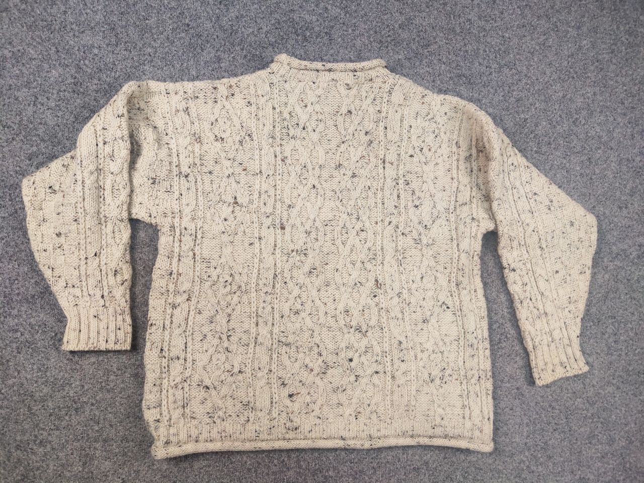 Vintage Inisfree Vintage Ireland Fisherman Cable Knit Sweater Inis Size US M / EU 48-50 / 2 - 8 Thumbnail