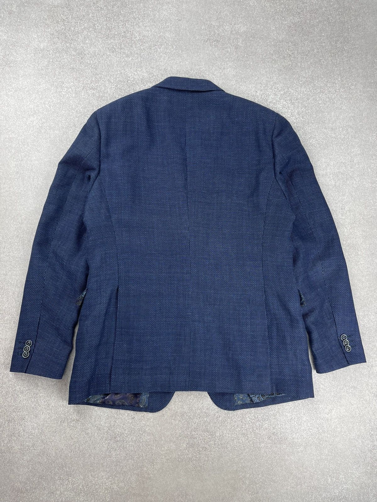 Etro Etro Blue Check Wool Blazer Size 54 Size 44R - 14 Thumbnail