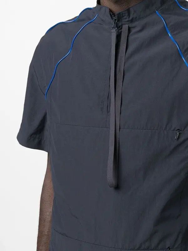 Jacquemus o1mle0526 Le Haut Short Sleeve T-Shirt in Navy Blue Size US M / EU 48-50 / 2 - 5 Thumbnail