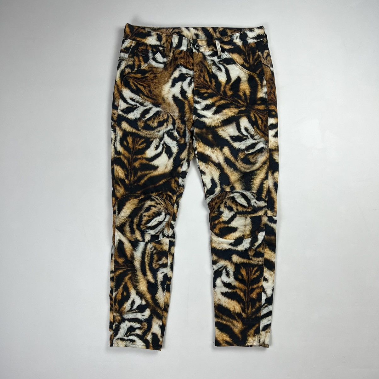 G-Star × Pharrell G star Raw x Pharell 3D tiger print boyfriend jeans Size 29" - 1 Thumbnail