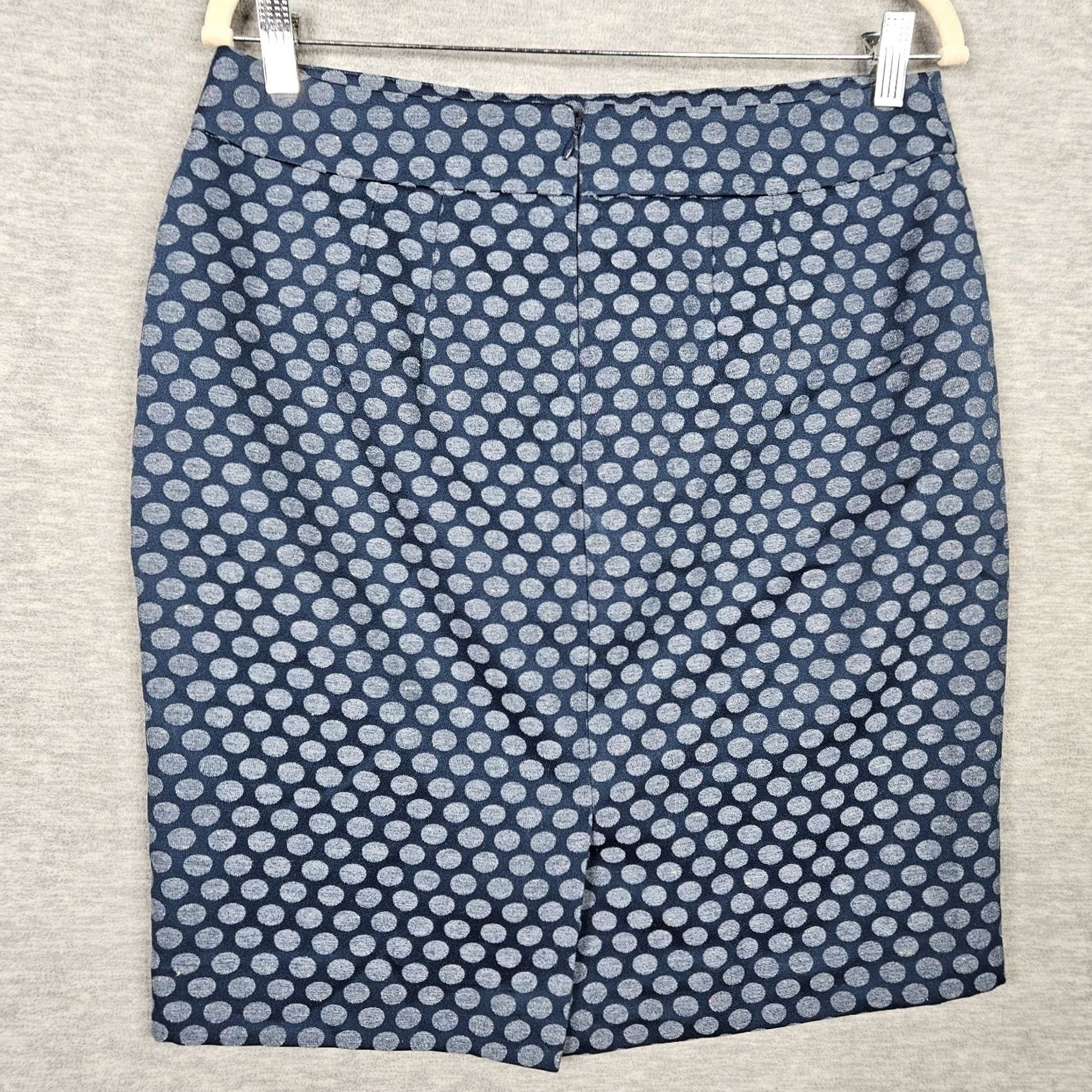 Loft Output: Loft By Ann Taylor Womens Pencil Skirt Size 8 Multicolor, Bow Waist, Light Polyester Size 30" / US 8 / IT 44 - 2 Thumbnail