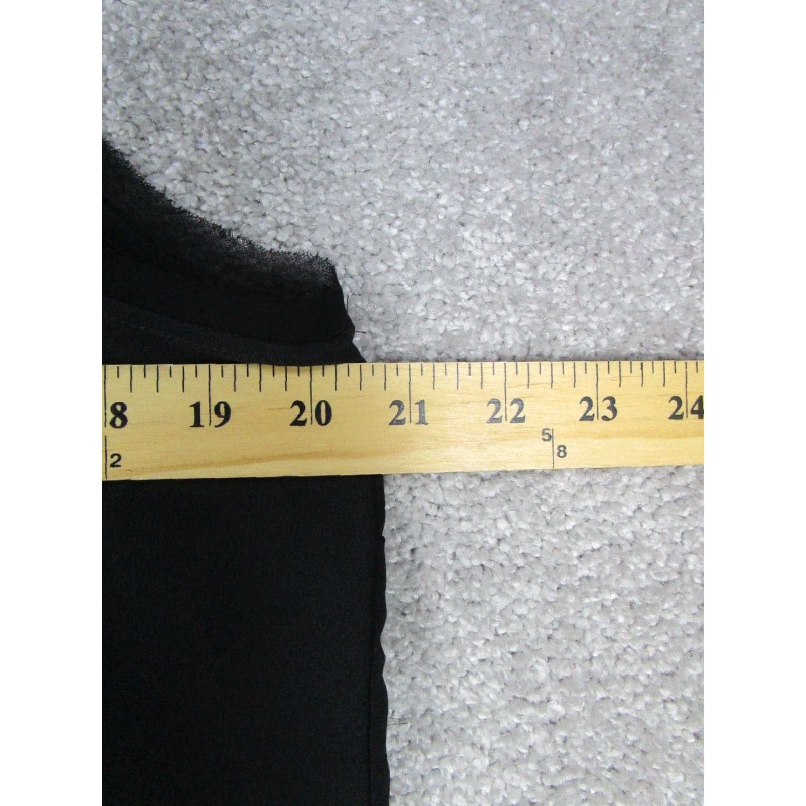 Vintage Halogen Womens Tank Top XS Black V-Neck Sleeveless Pullover Basic Solid Shirt Size XS / US 0-2 / IT 36-38 - 7 Thumbnail
