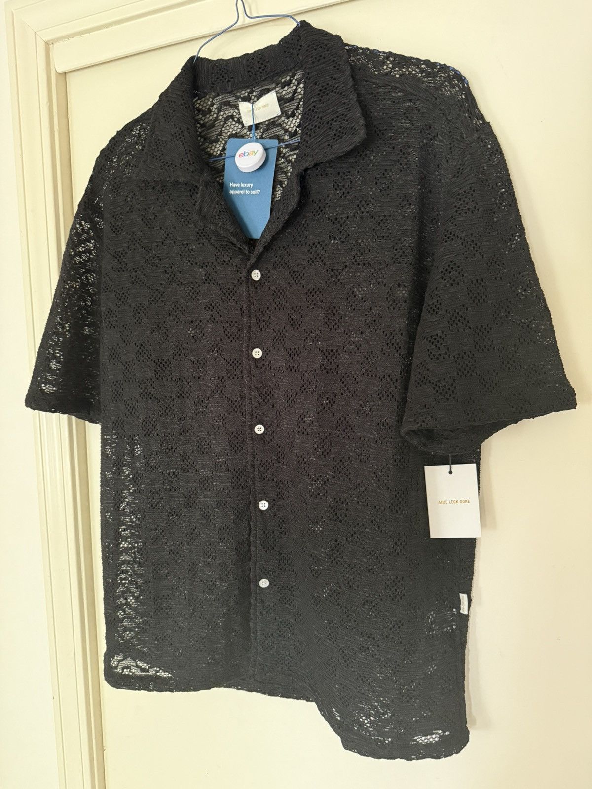 Aime Leon Dore AIME LEON DORE RICO SHIRT SIZE L LARGE BLACK Size US L / EU 52-54 / 3 - 2 Thumbnail