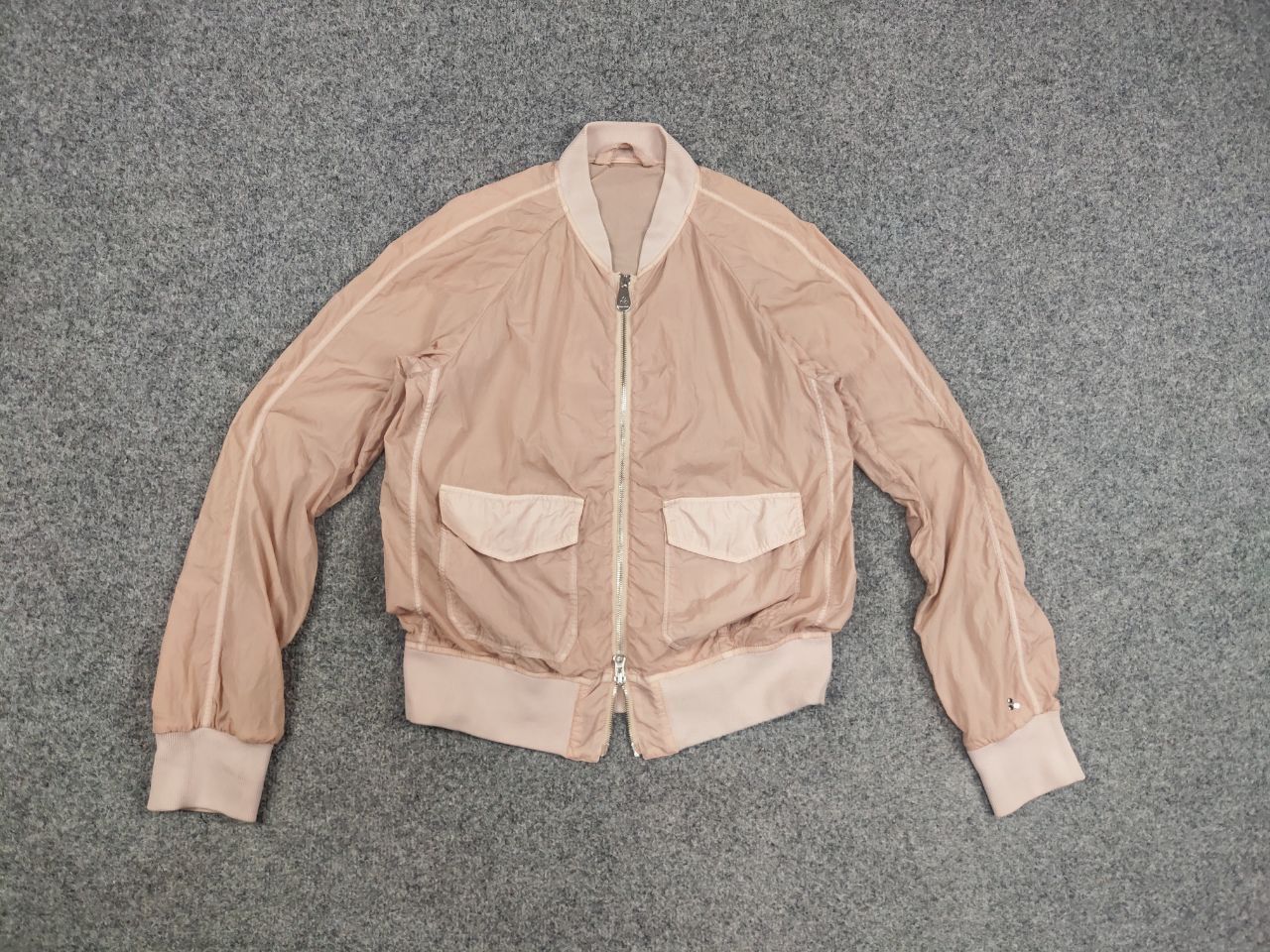 Peuterey Peuterey Designer Nylon Light Beige Bomber jacket Size M / US 6-8 / IT 42-44 - 11 Thumbnail