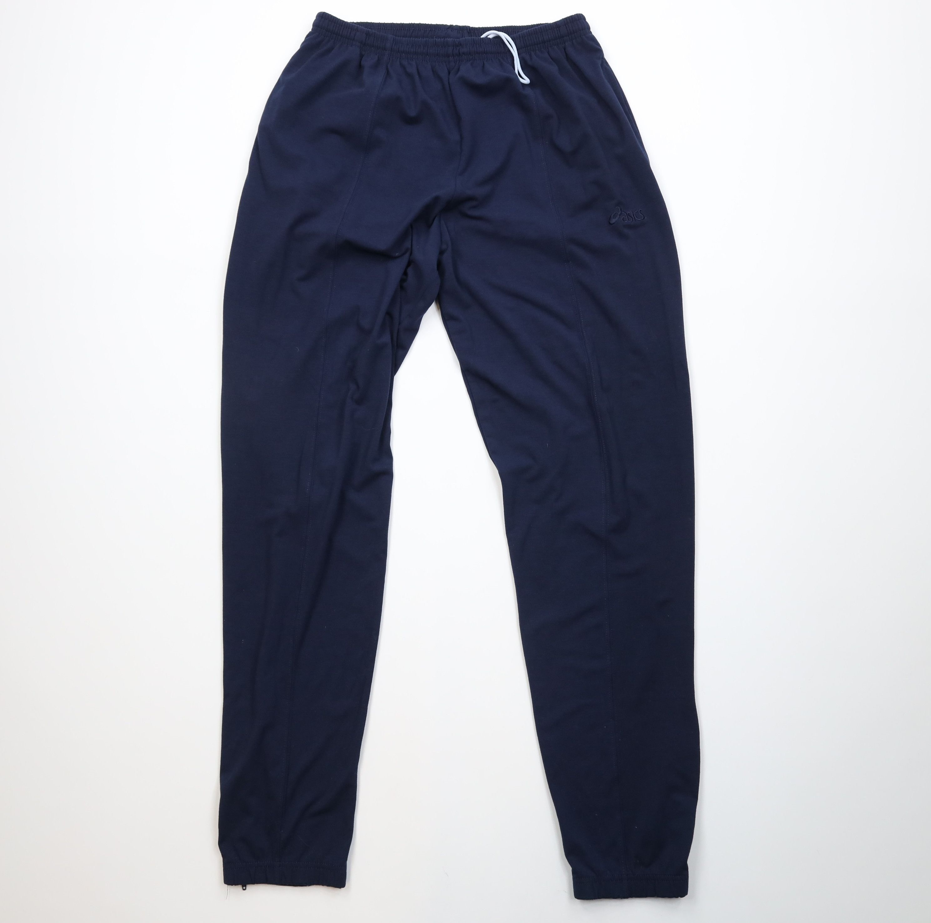 Asics Vintage 90s Asics Faded Spell Joggers Pants Navy Blue USA Size US 36 / EU 52 - 1 Thumbnail