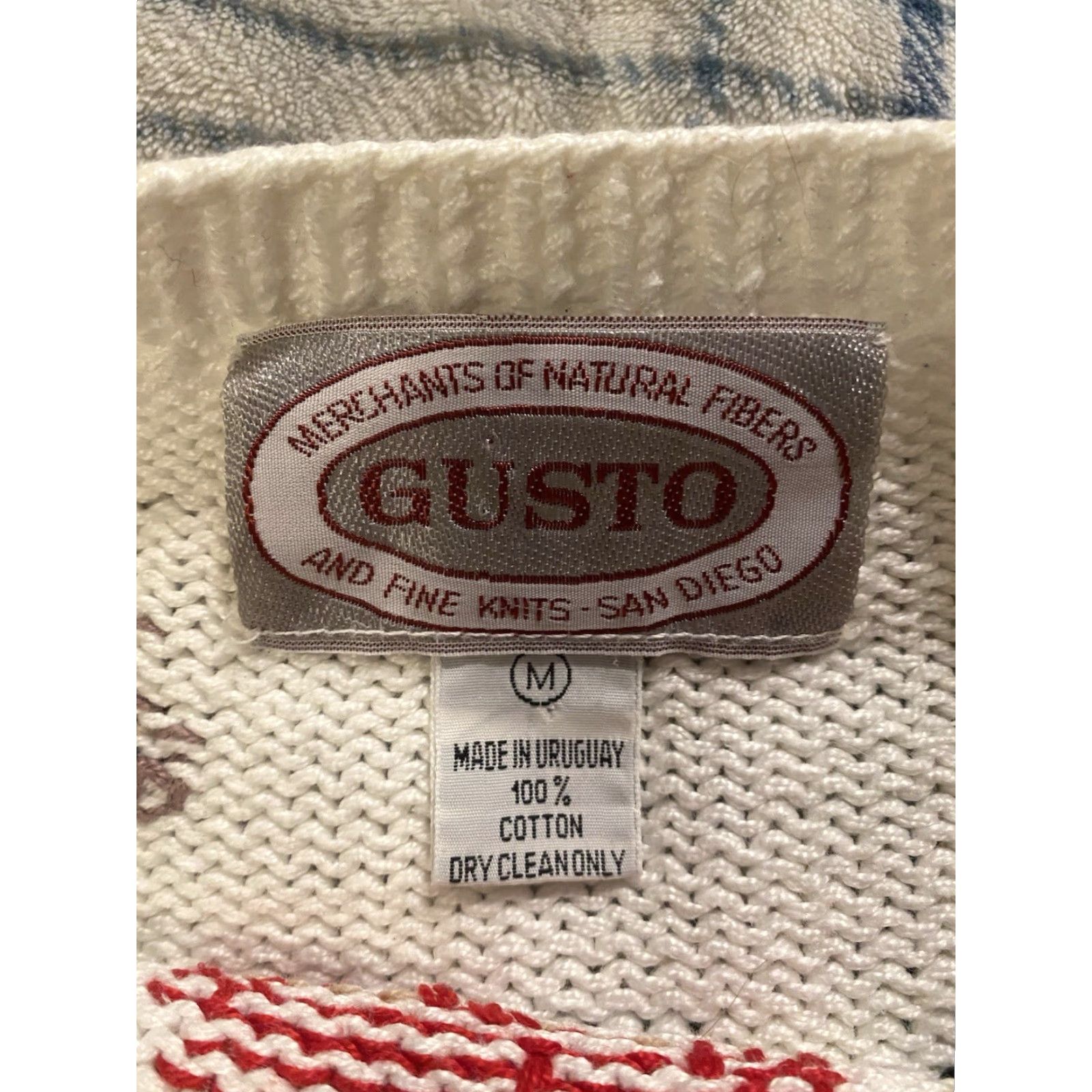 Vintage VINTAGE Gusto Chunky-Knit Sweater Noah’s Ark Theme Animals Women’s Medium Sweat er? Size M / US 6-8 / IT 42-44 - 7 Thumbnail