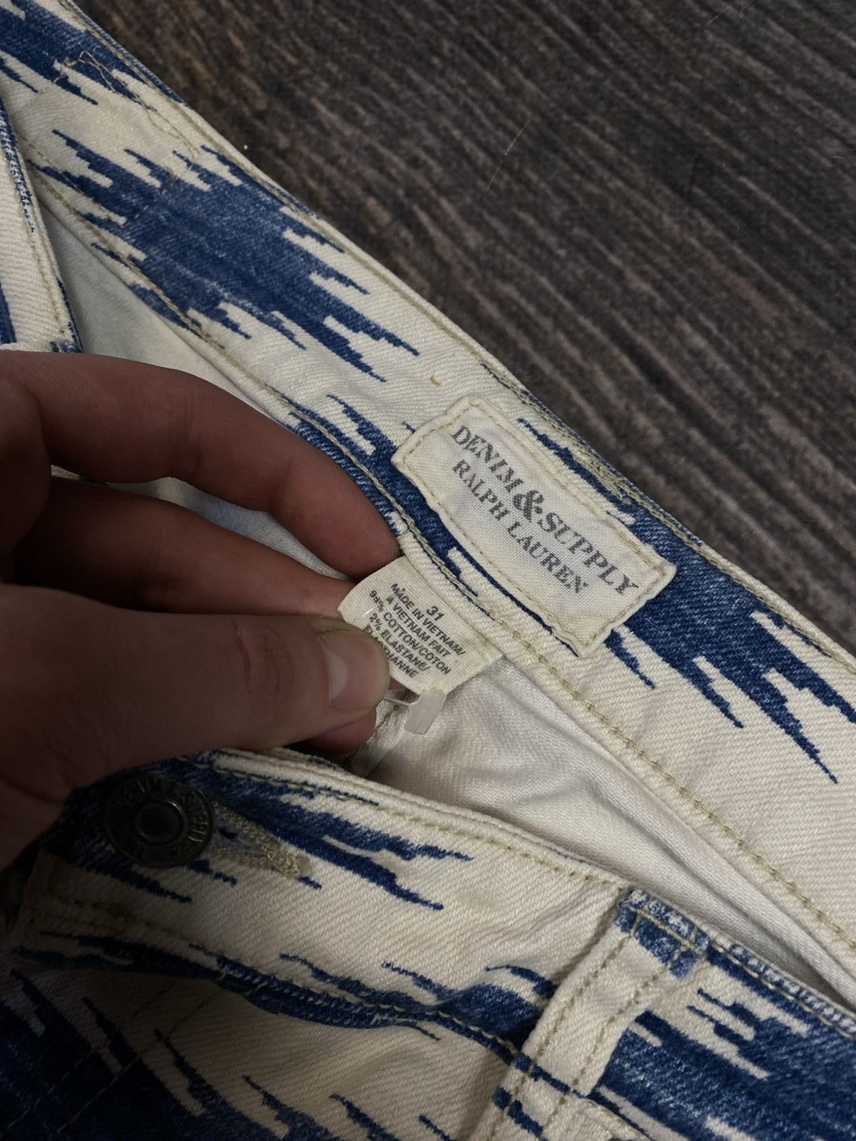 Denim & Supply Ralph Lauren × Vintage Ralph Lauren RRL Denim Supply rare denim pants Size 31" - 4 Thumbnail