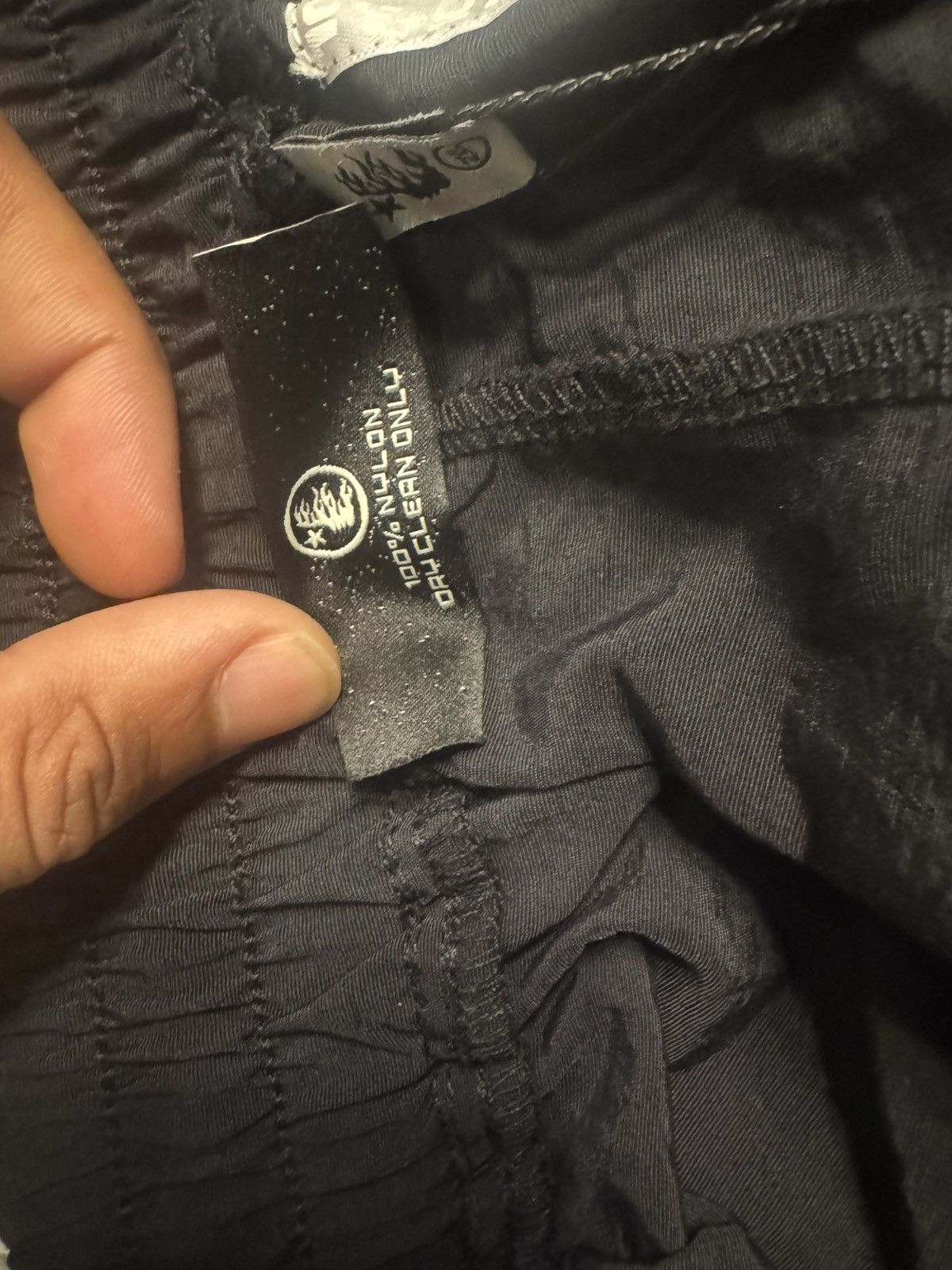 HELLSTAR Hellstar Waxed Nylon Athletic Shorts Size US 38 / EU 54 - 3 Thumbnail