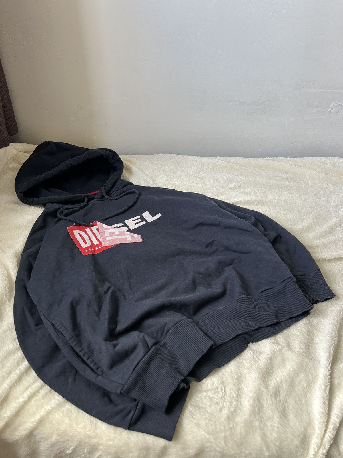 Diesel Diesel vintage avant garde hoodie distressed 90s archive Size US M / EU 48-50 / 2 - 1 Thumbnail