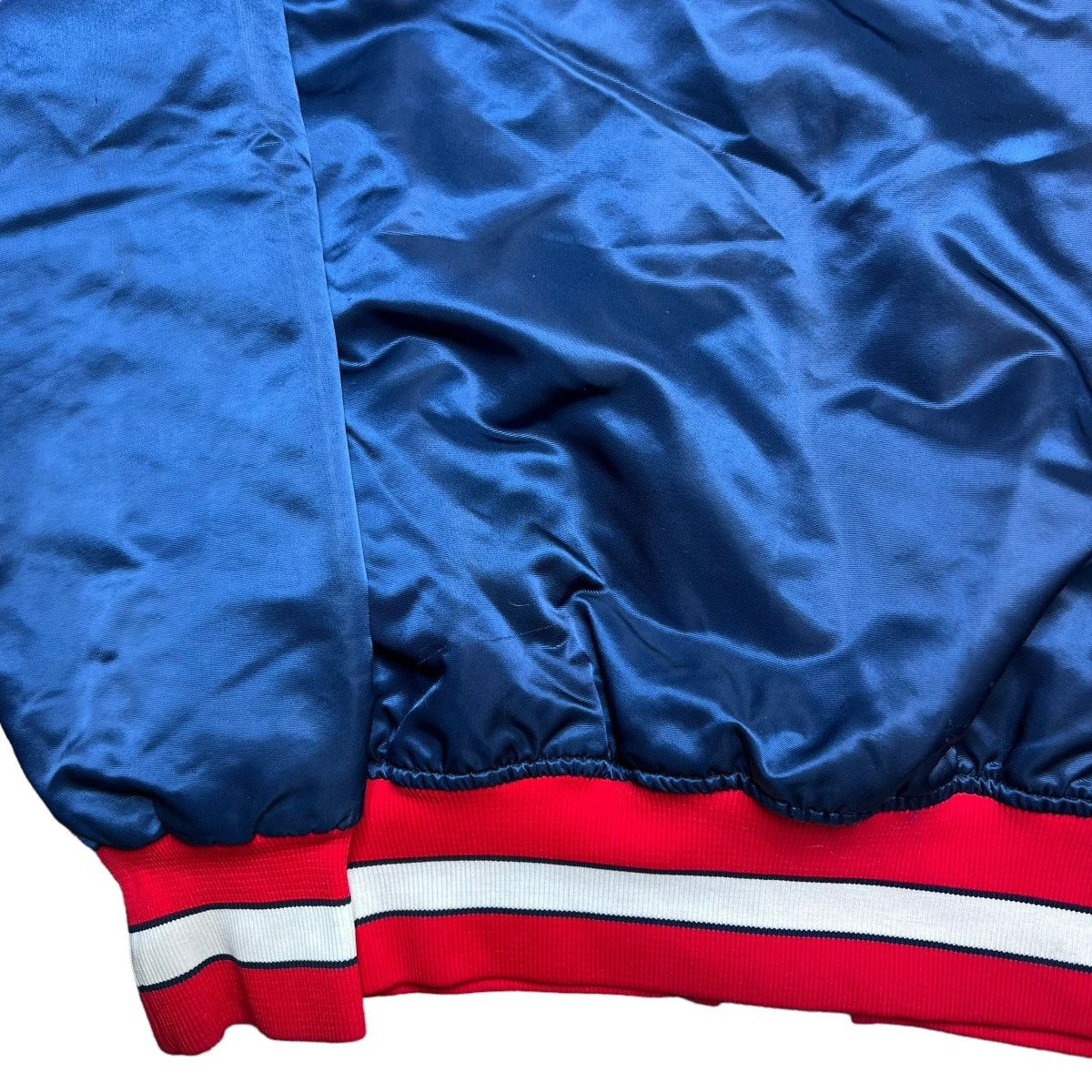 MLB × Vintage Vintage 1980s MLB Atlanta Braves Satin Bomber Jacket Size US L / EU 52-54 / 3 - 24 Thumbnail