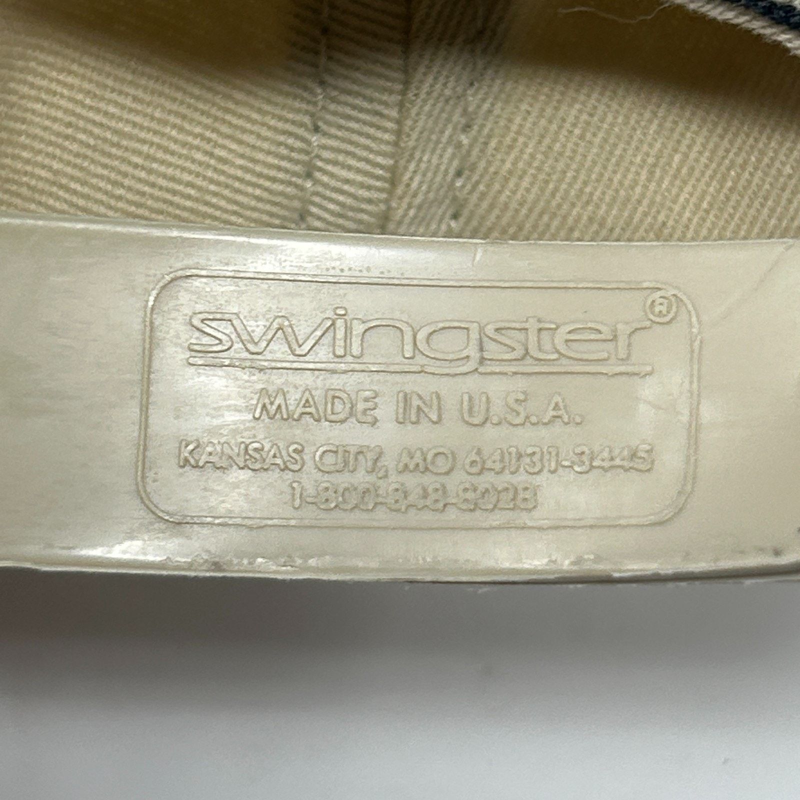 Swingster Vintage 90s Bandag Tires Hat Baseball Cap Interstate Beige Size ONE SIZE - 12 Thumbnail