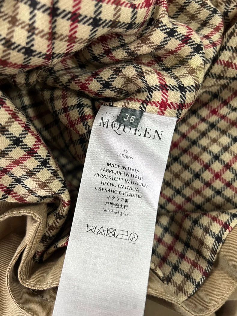 Alexander McQueen Alexander Mcqueen Khaki cotton windbreaker jacket Size XS / US 0-2 / IT 36-38 - 6 Thumbnail