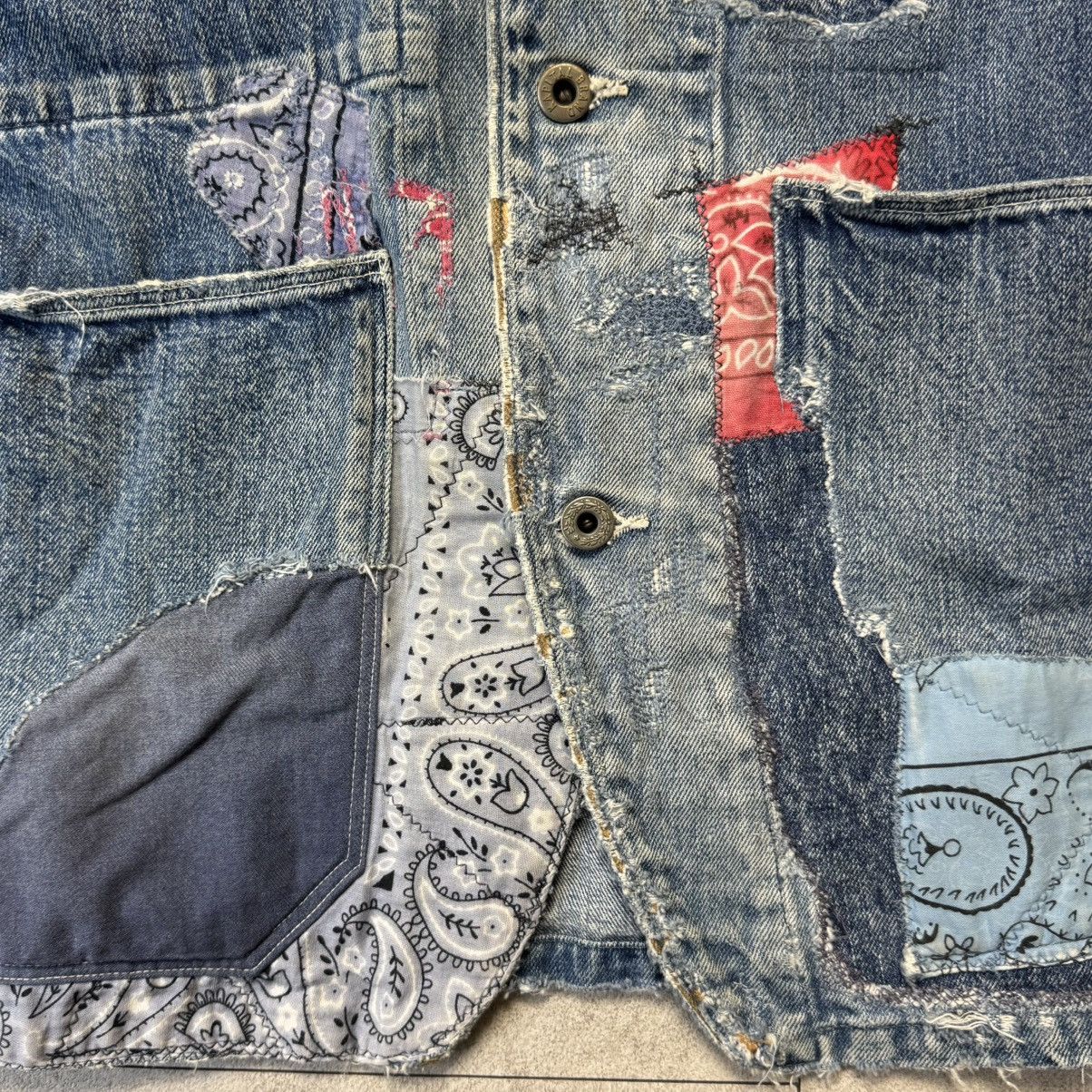 Kapital Kountry Kapital Kountry 1of1 Vintage Bandanna Denim Jacket Size US XL / EU 56 / 4 - 5 Thumbnail