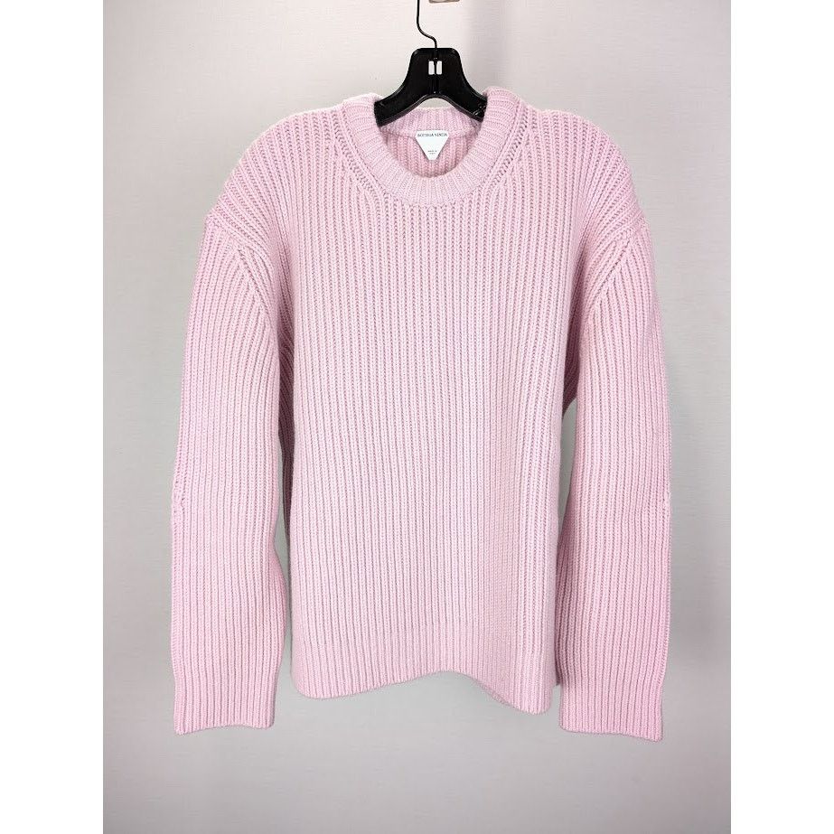Bottega Veneta o1rshd1 English Rib Sweater Knit in Camelia L Size US L / EU 52-54 / 3 - 1 Thumbnail