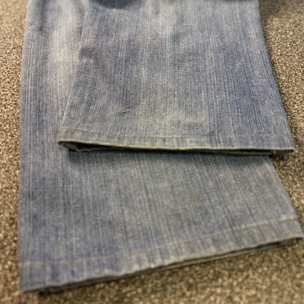 14th Addiction Vintage Japanese Edwin 404 Distressed Aging Faded Denim W34 Size US 34 / EU 50 - 12 Thumbnail