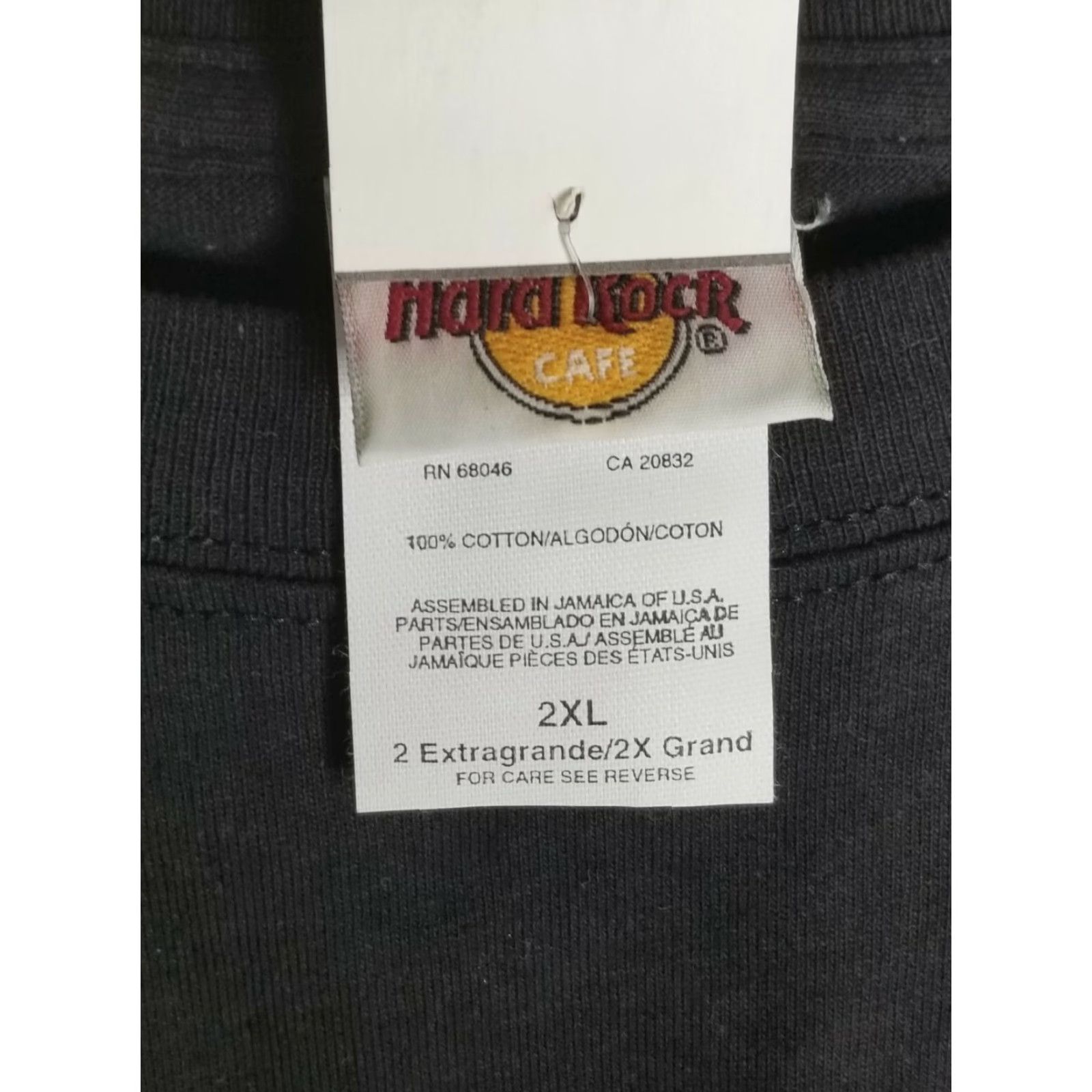 Hard Rock Cafe VINTAGE Hard Rock Cafe T-Shirt Live Orlando Graphic Black 2XL Mens Crew Neck Short Sleeve Deadstock Size US XXL / EU 58 / 5 - 4 Thumbnail