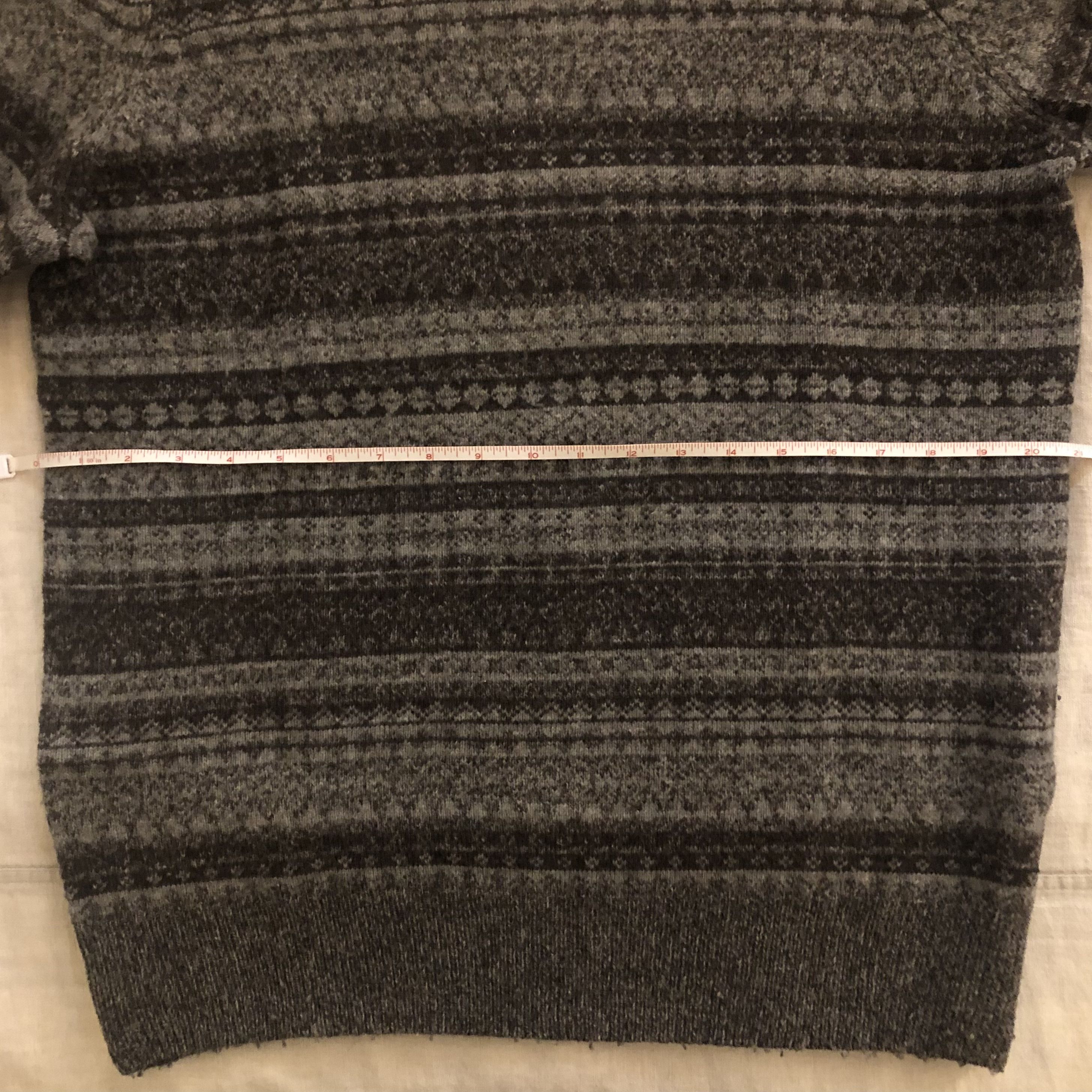 Jos. A. Bank Jos. A. Bank Reserve Gray/Brown Crewneck Sweater - Size M Size US M / EU 48-50 / 2 - 5 Thumbnail
