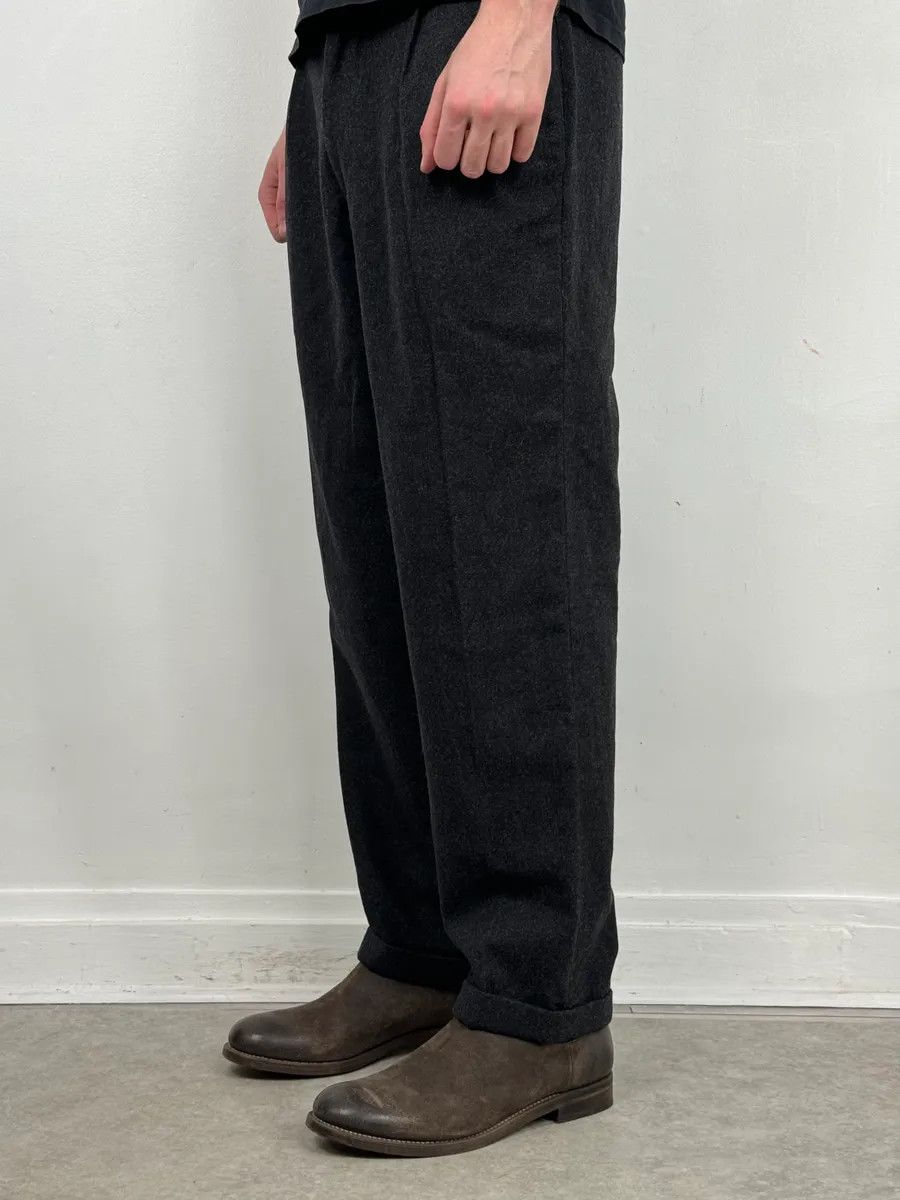 Gianfranco Ferre 2000s Gianfranco Ferré Dark Grey Wool Tailored Pants Size US 34 / EU 50 - 3 Thumbnail