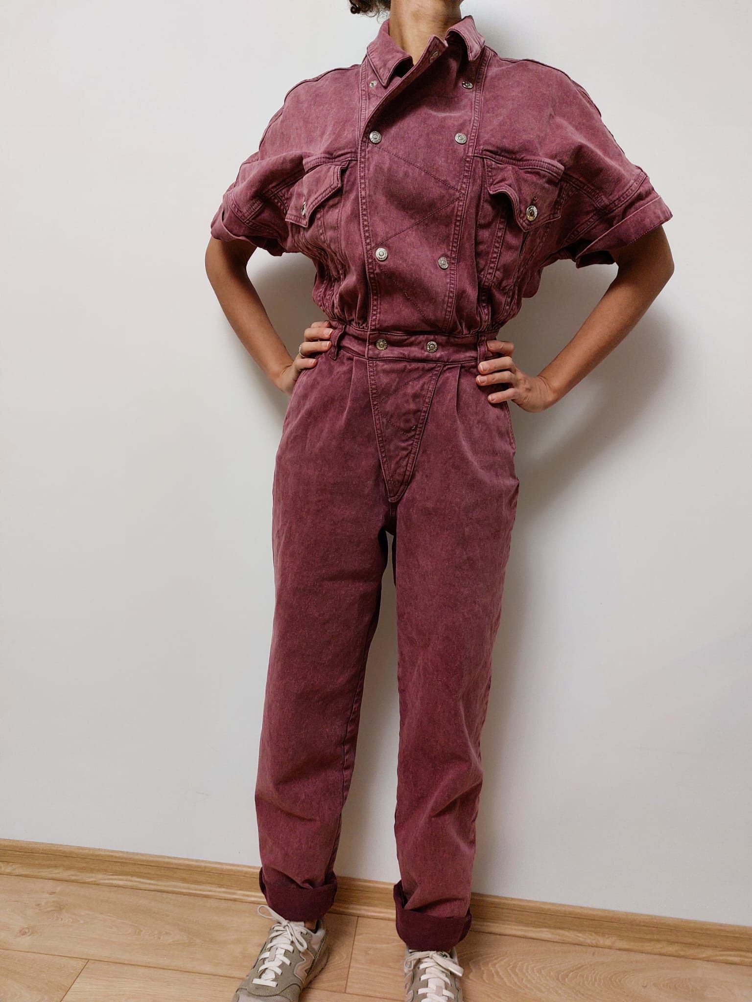 Vintage Vintage Denim Jumpsuit Size S / US 4 / IT 40 - 1 Thumbnail