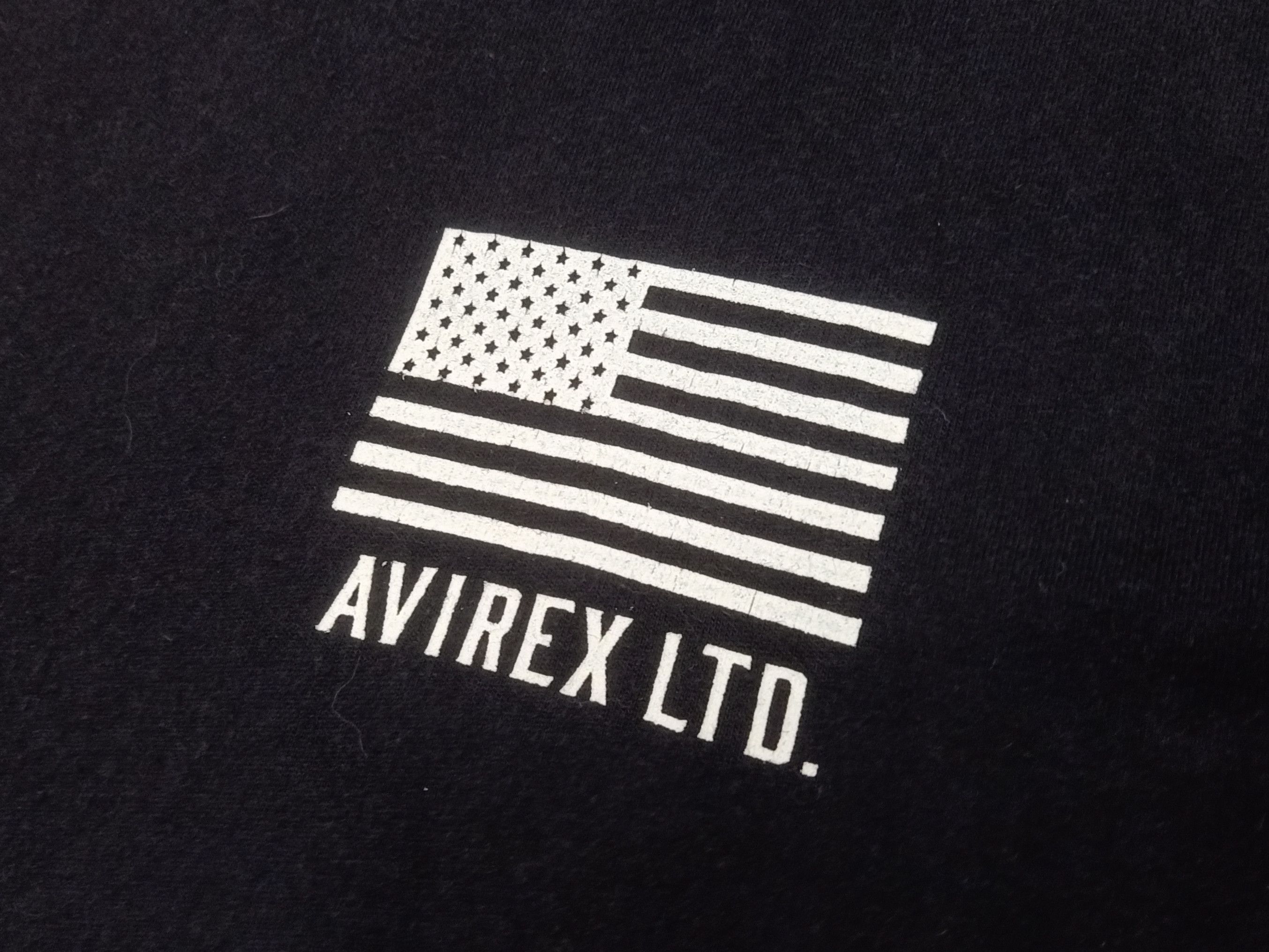 Avirex AVIREX Air Force Big Logo Spell Out Black L Size T-Shirt Size US L / EU 52-54 / 3 - 5 Thumbnail