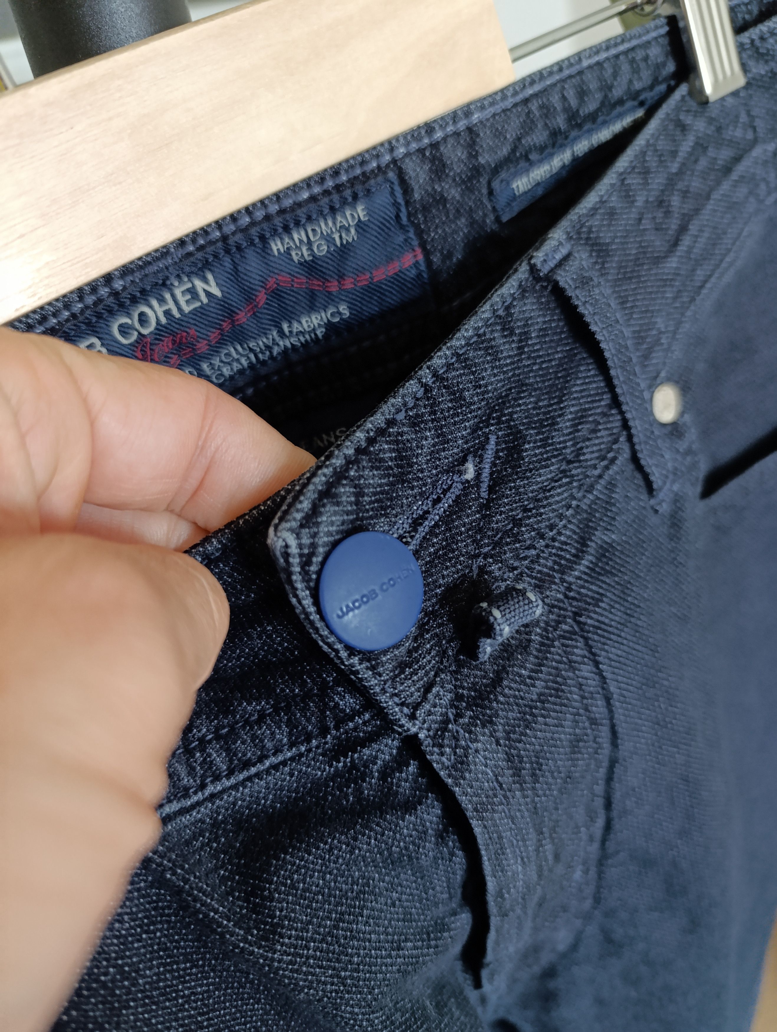 Designer JACOB COHEN HOSEN EXCLUSIVE ITALIAN JEANS J688 COMF PANTS Size US 31 - 14 Thumbnail