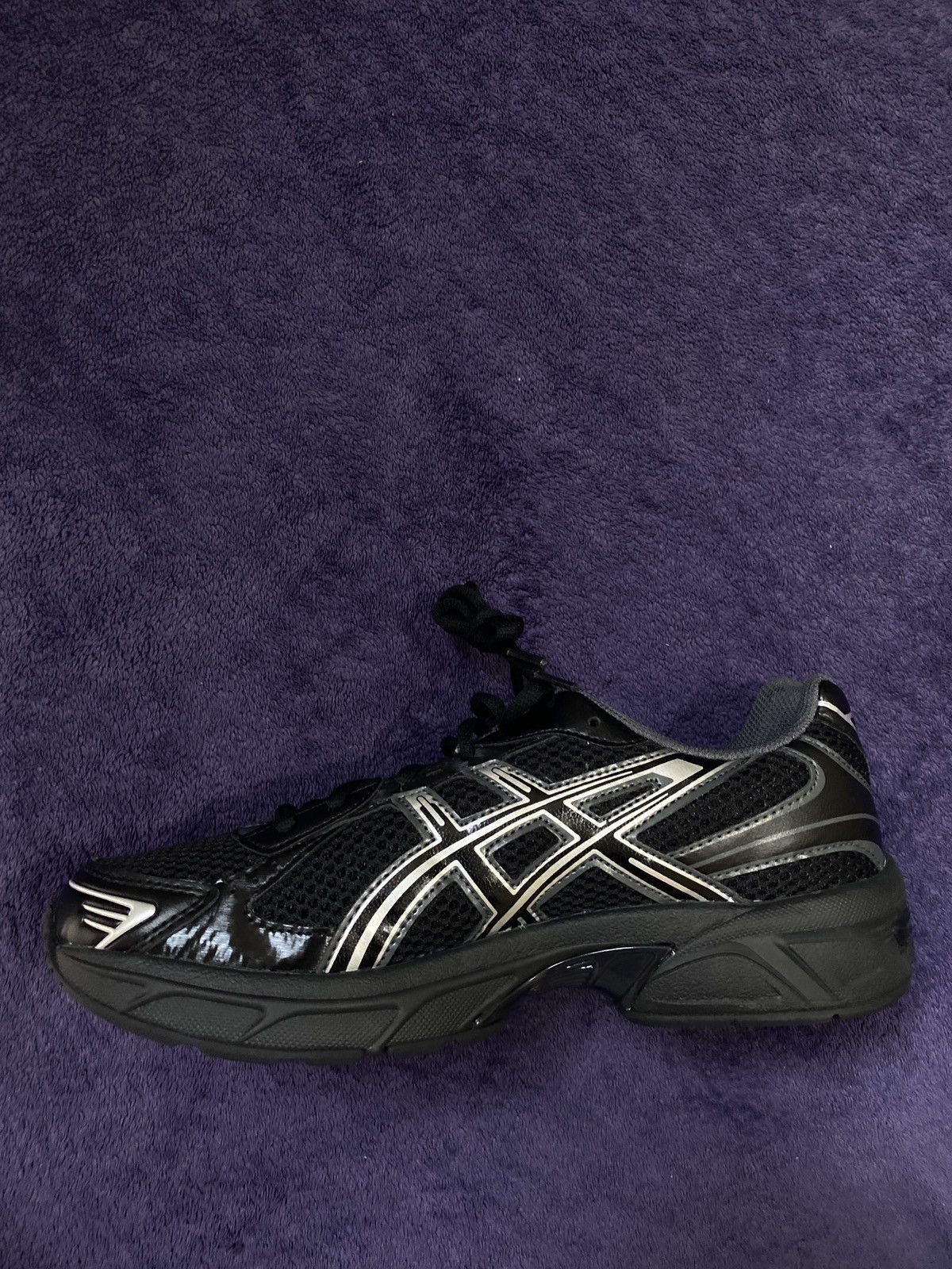 Asics ASICS Gel-1130 Black Pure Silver Size US 8 / EU 41 - 2 Thumbnail