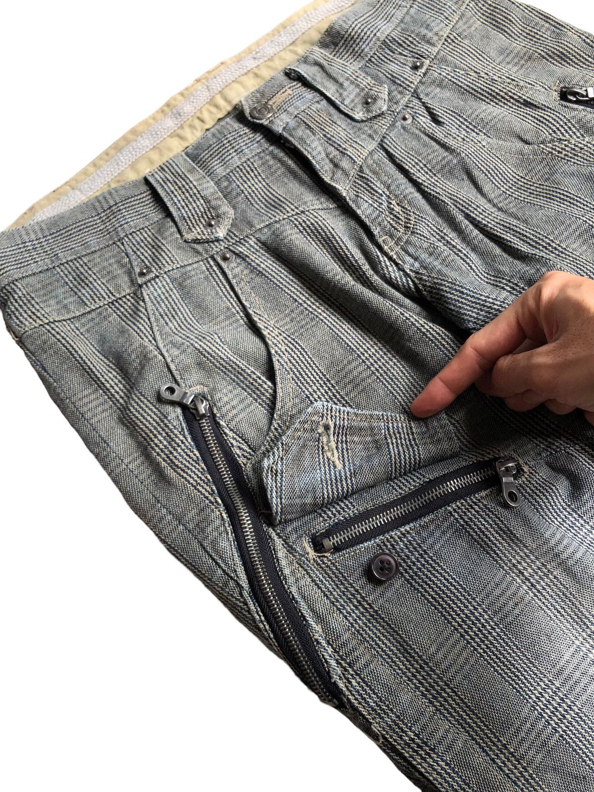 If Six Was Nine × Japanese Brand × PPFM PPFM multizipper pants Size US 34 / EU 50 - 7 Thumbnail