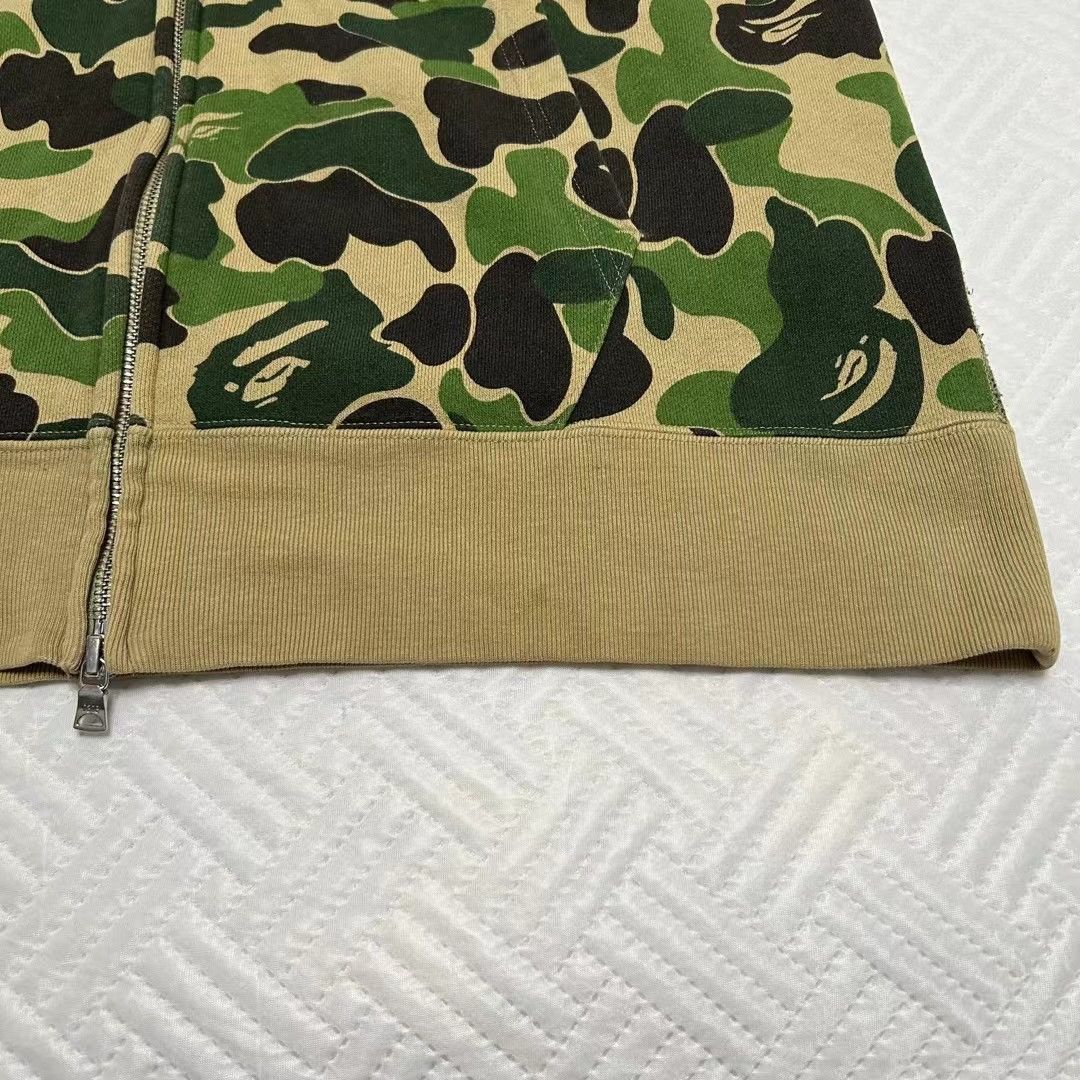 Bape ABC CAMO SHARK FULL ZIP HOODIE Size US XL / EU 56 / 4 - 9 Thumbnail