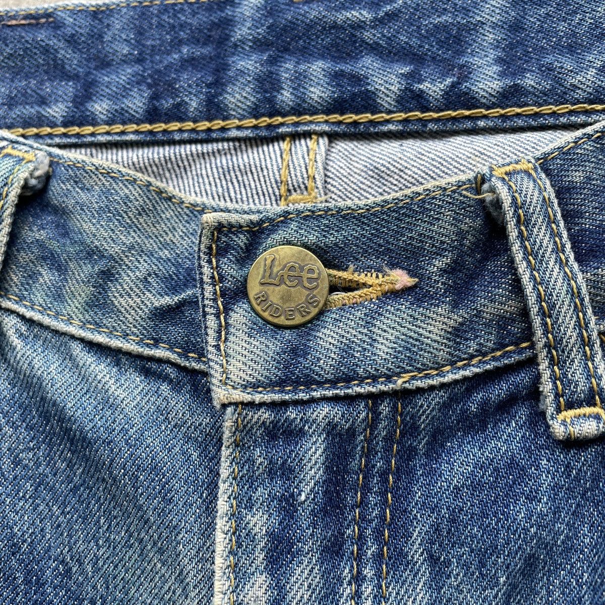 Jean × Lee × Vintage Vintage Lee Distressed Jeans Denim Pants W27x28.5 Size US 27 - 6 Thumbnail