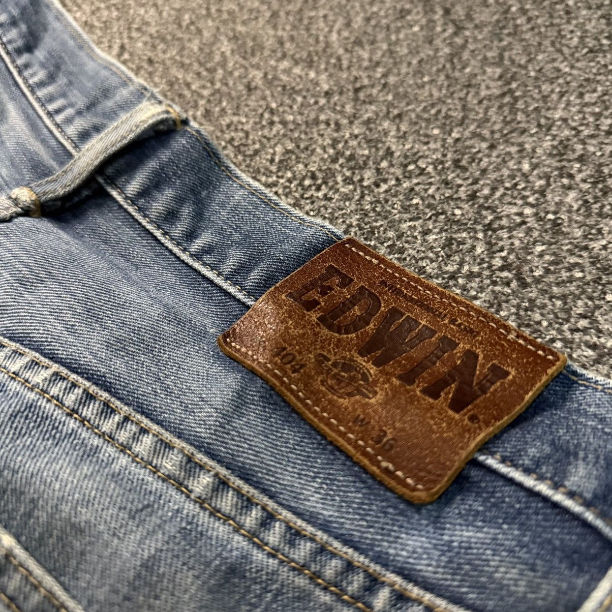 14th Addiction Vintage Japanese Edwin 404 Distressed Aging Faded Denim W34 Size US 34 / EU 50 - 10 Thumbnail
