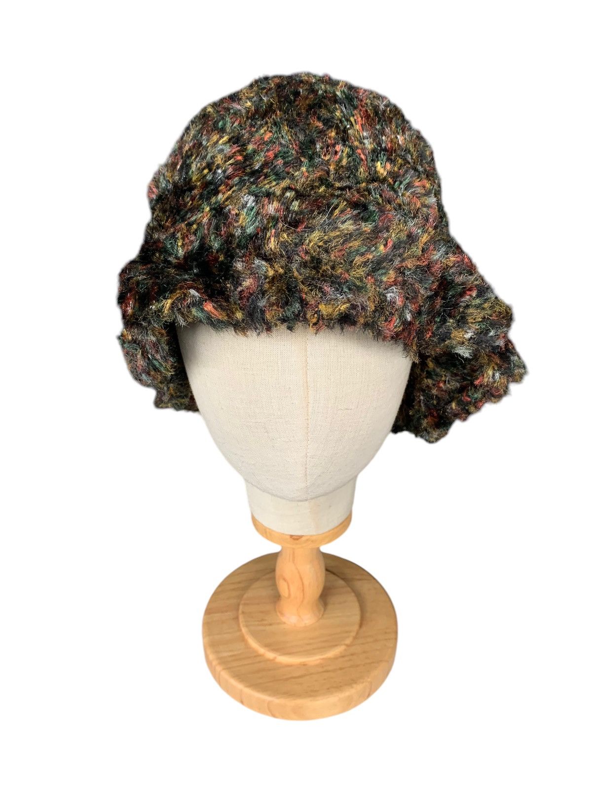 Japanese Brand × Kapital × Vintage Hippies style Multicolour Mohair Bucket Hats Size ONE SIZE - 5 Thumbnail