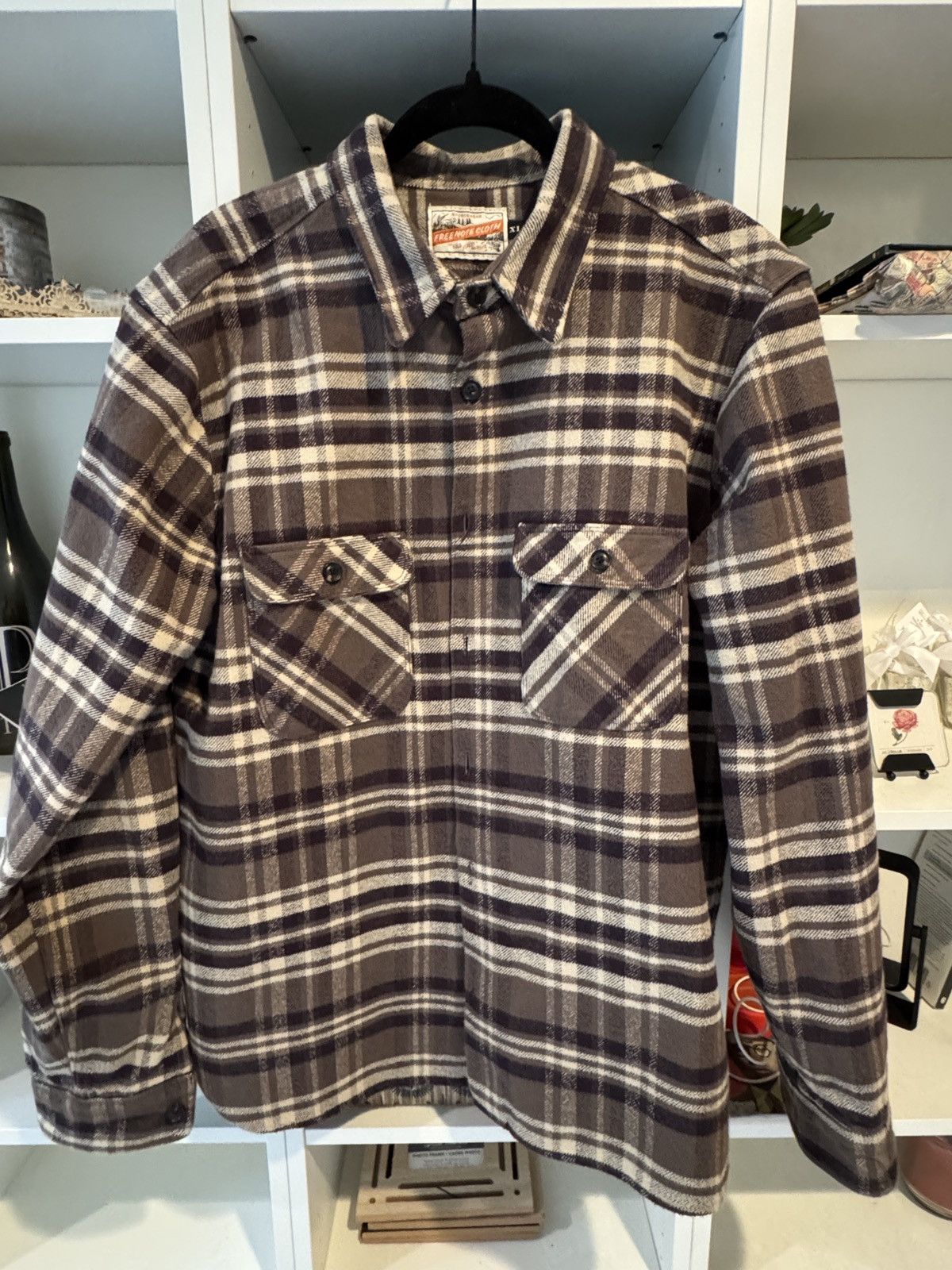 Freenote Cloth Heavyweight Benson Flannel Size US XL / EU 56 / 4 - 1 Thumbnail
