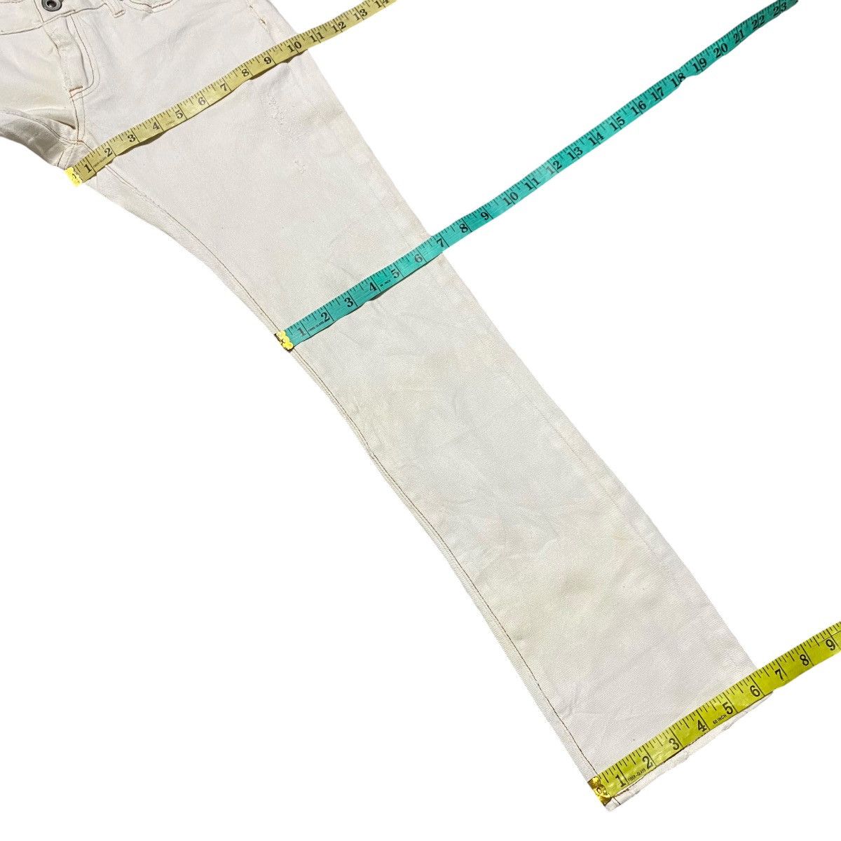GOA G.O.A White Vintage Distressed Denim Size US 28 / EU 44 - 18 Thumbnail
