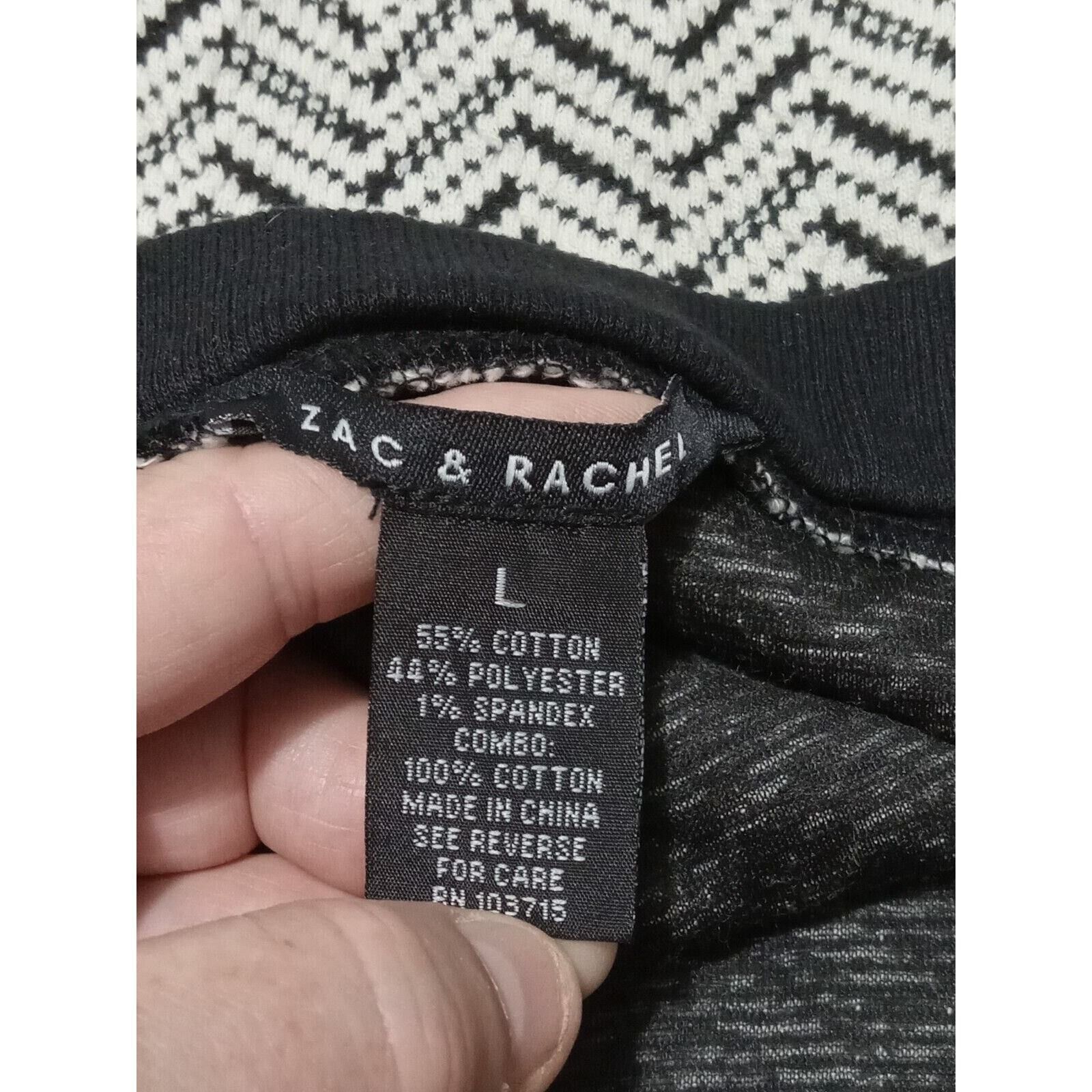 & Other Stories ZAC & RACHEL Skirt L Women's Wrap Knit Chevron No Slit Size 34" / US 12 / IT 48 - 5 Thumbnail