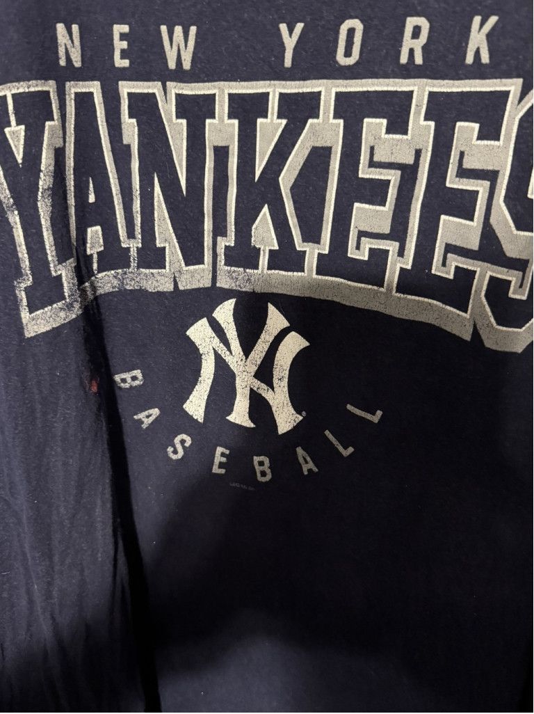 The Unbranded Brand New York Yankees Short Sleeve Tee Mens XXL Blue Size US XXL / EU 58 / 5 - 4 Thumbnail