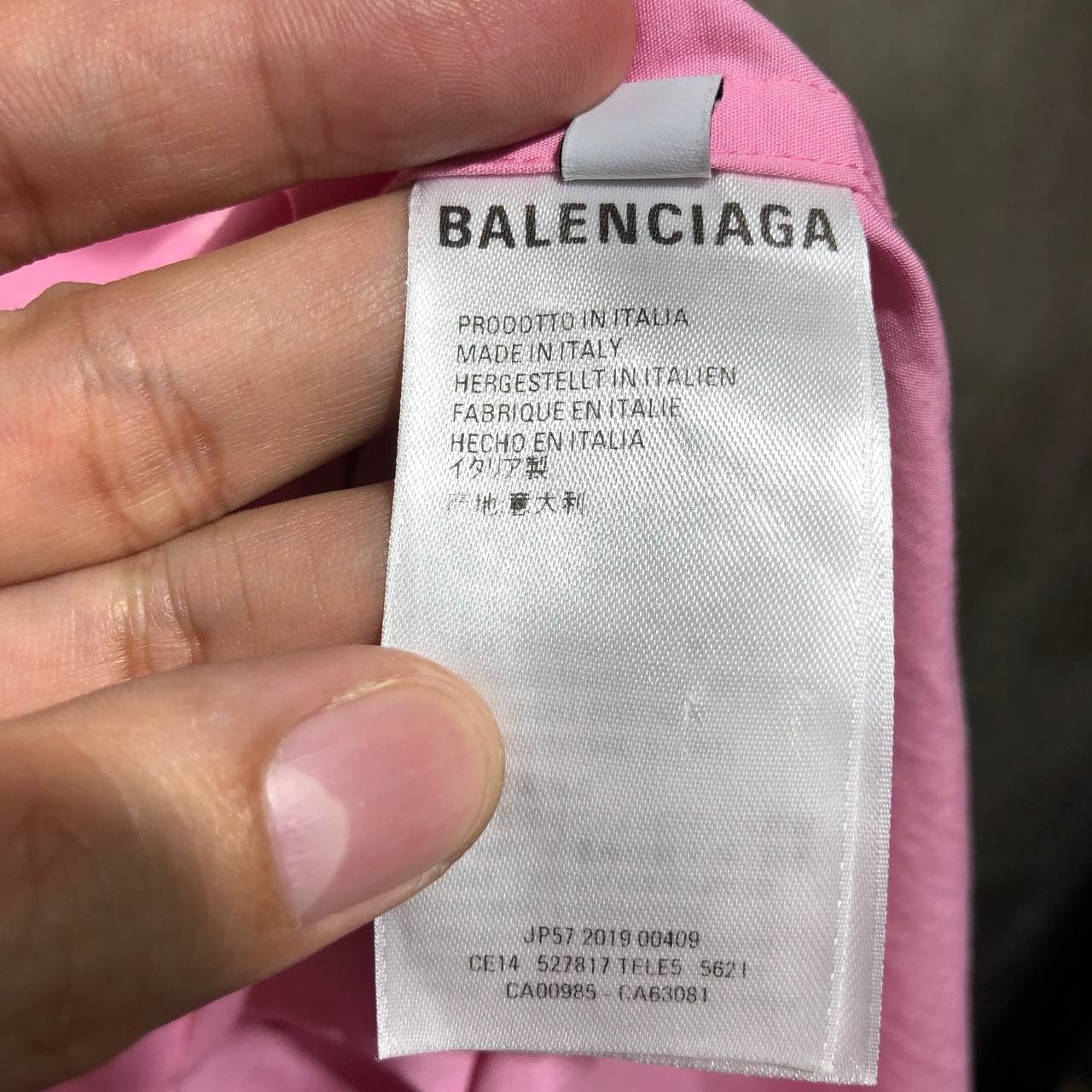 Balenciaga Balenciaga BB logo all over print poplin shirt Size L / US 10 / IT 46 - 20 Thumbnail