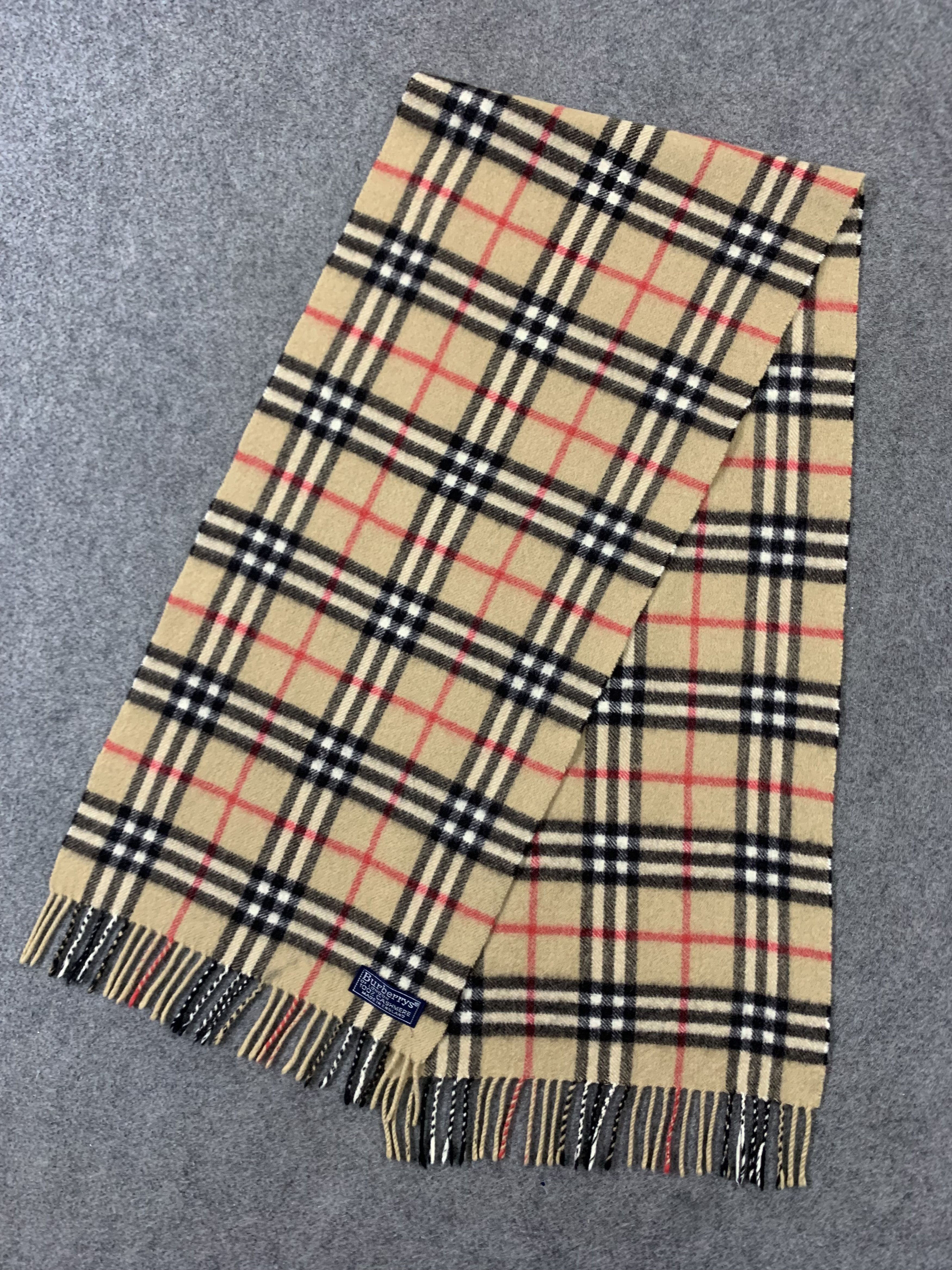 Burberry Burberry Scarf Cashmere Muffler Neck Wrap BL9299 Size ONE SIZE - 4 Thumbnail