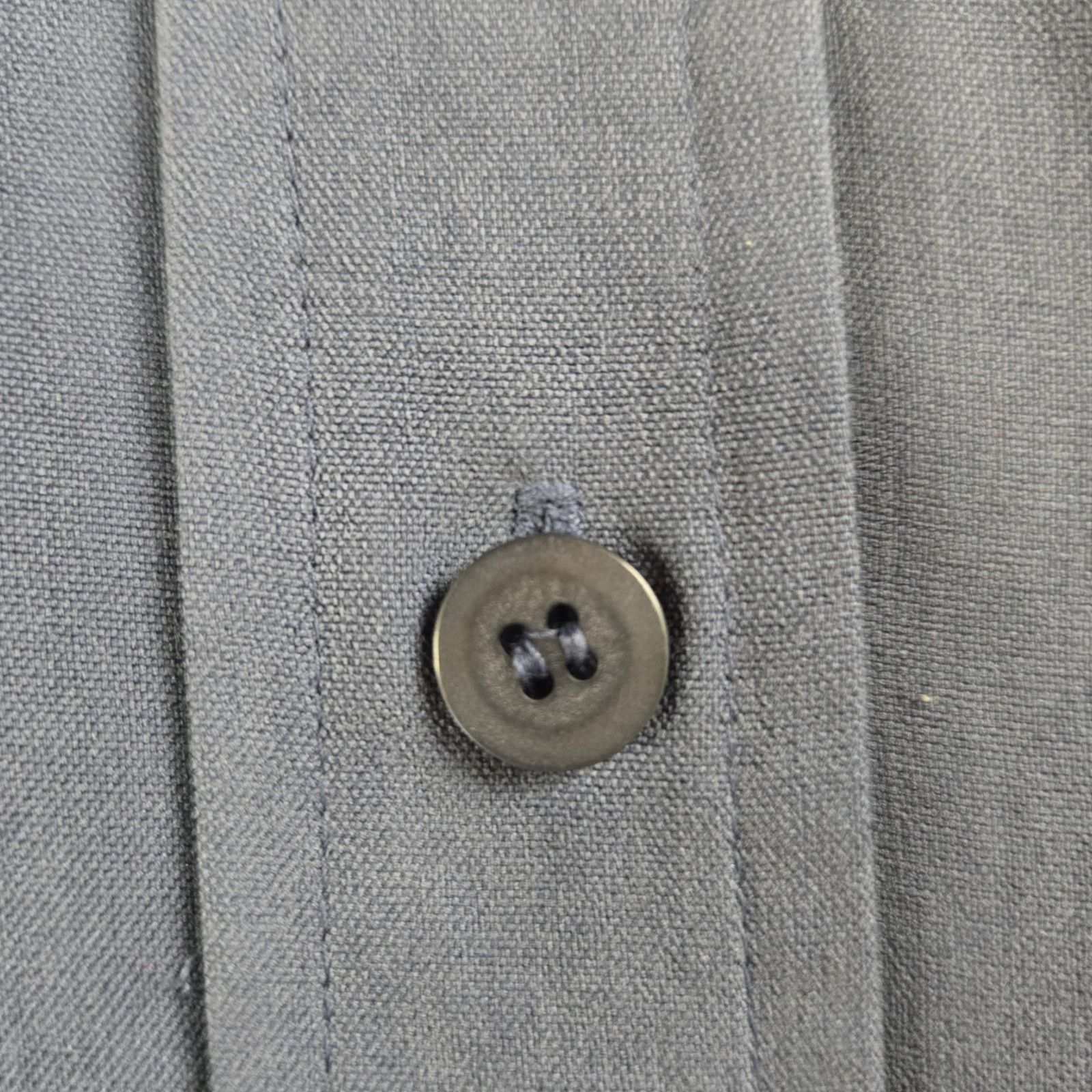 Vintage Vintage Slate Blue 90s Silk Button Up Size XL Size XL / US 12-14 / IT 48-50 - 5 Thumbnail