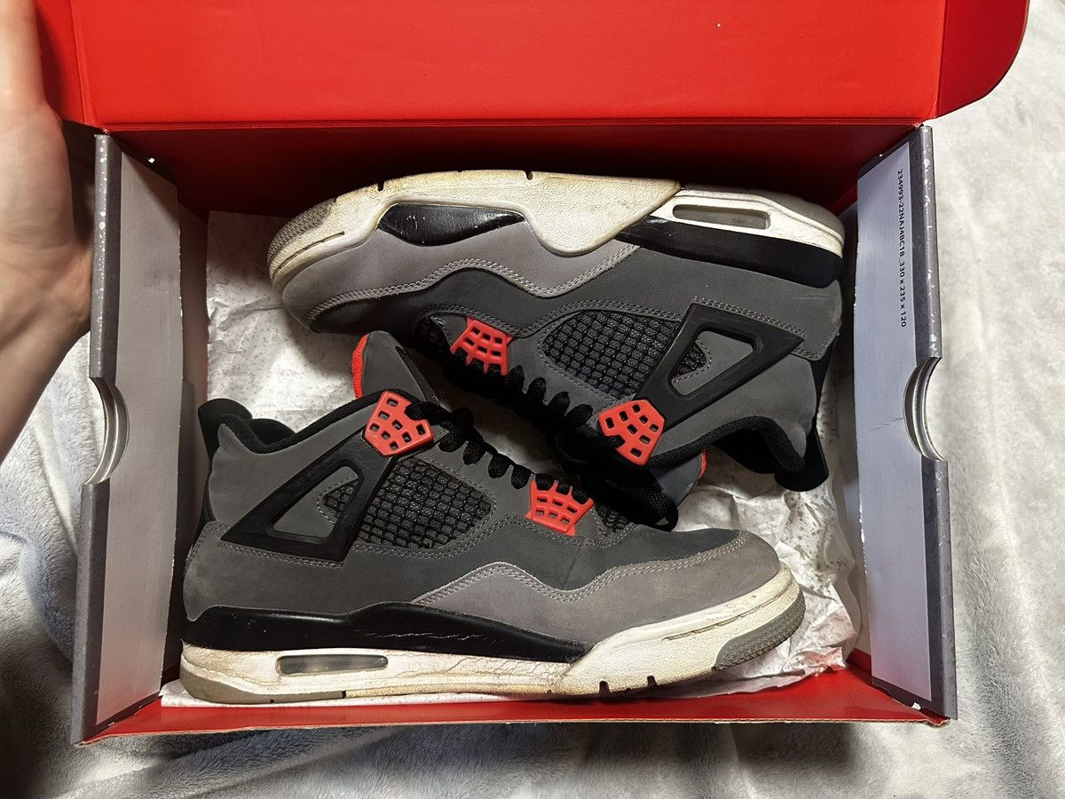 Nike Jordan 4 Infrared Size US 8 / EU 41 - 2 Thumbnail