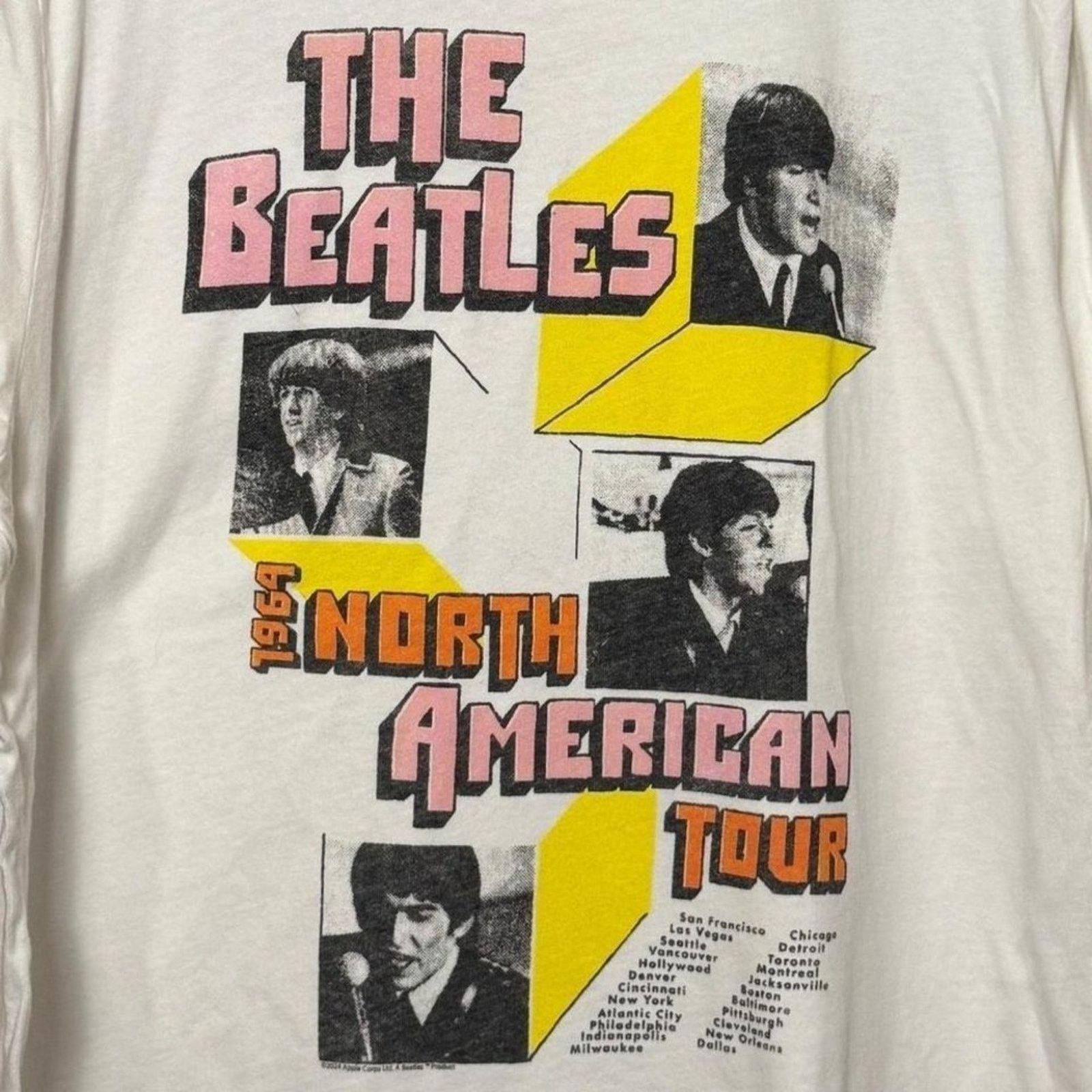 Other Beatles Junk Food 1964 Tour Graphic Tee XXL NWOT Size US XXL / EU 58 / 5 - 3 Thumbnail