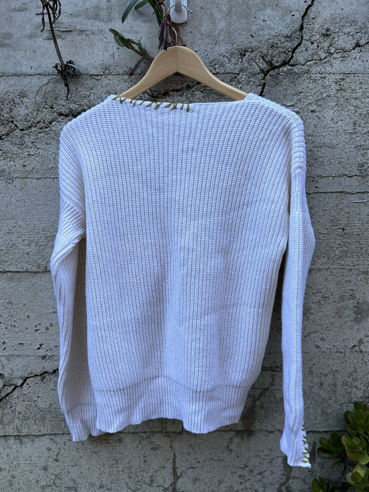 Marni RARE GRAIL Marni raw stitched split sweater Size US S / EU 44-46 / 1 - 6 Thumbnail