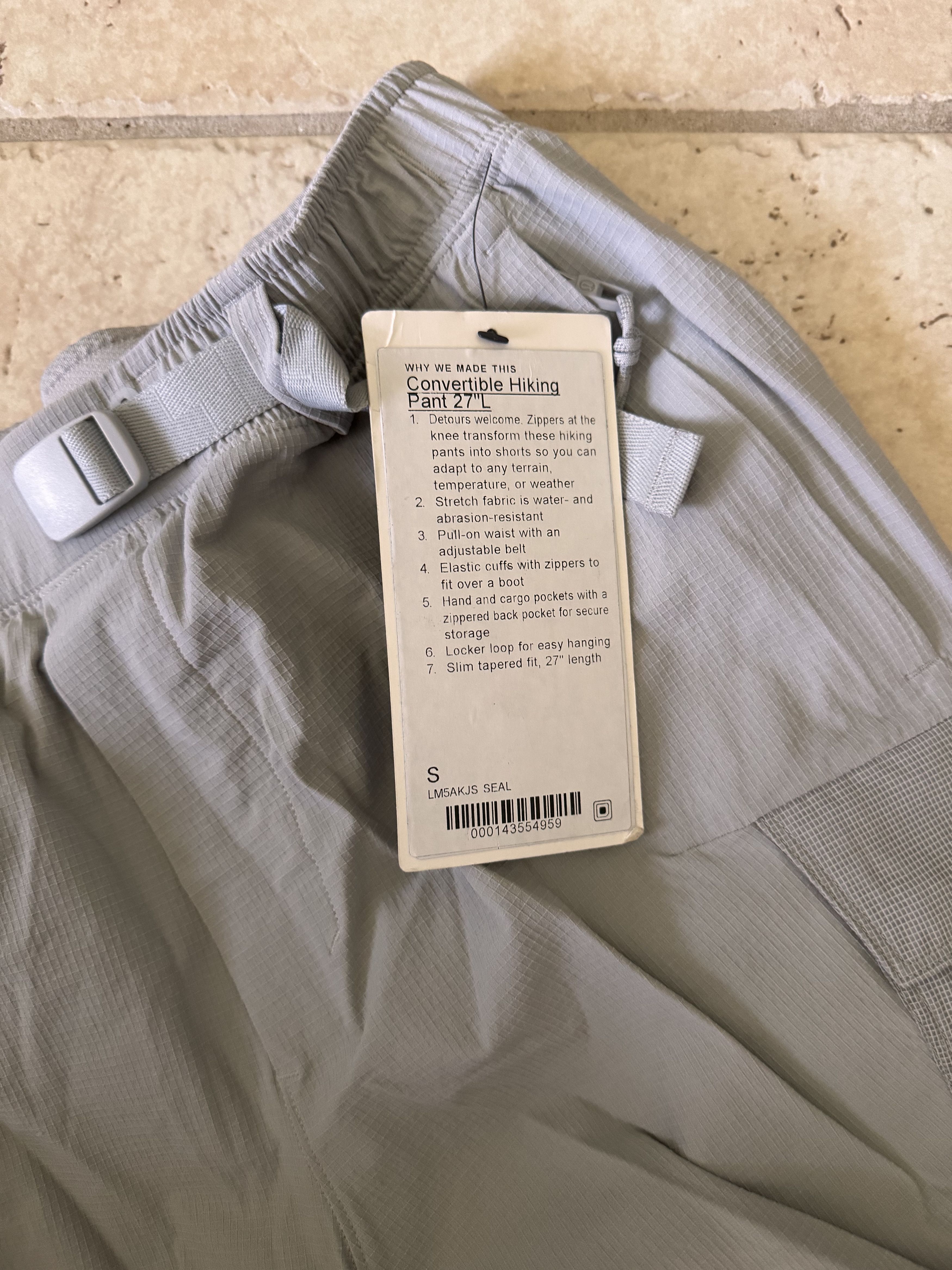 Lululemon Lululemon Convertible Hiking Pants - Gray Size US 32 / EU 48 - 3 Thumbnail