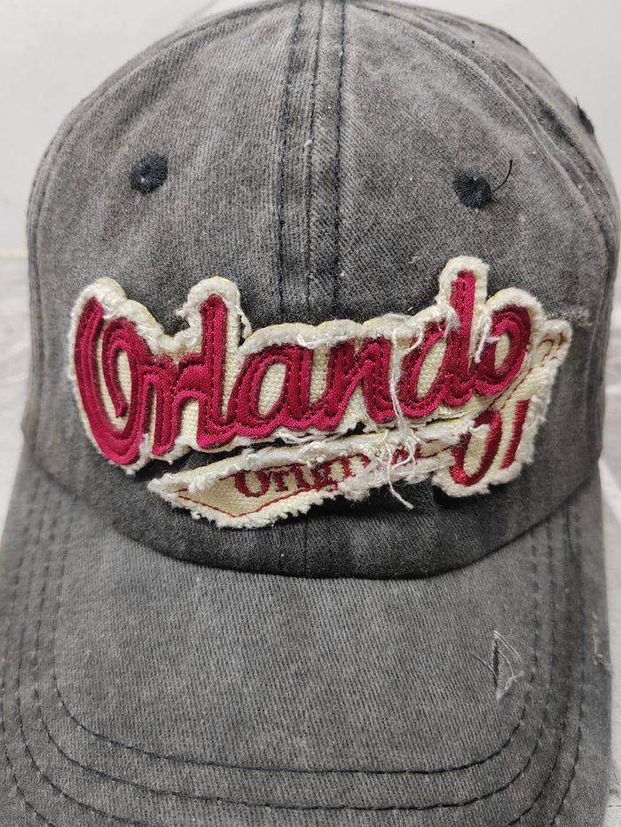 Vintage Vintage Orlando Distressed Style Cap Hat Size ONE SIZE - 3 Thumbnail