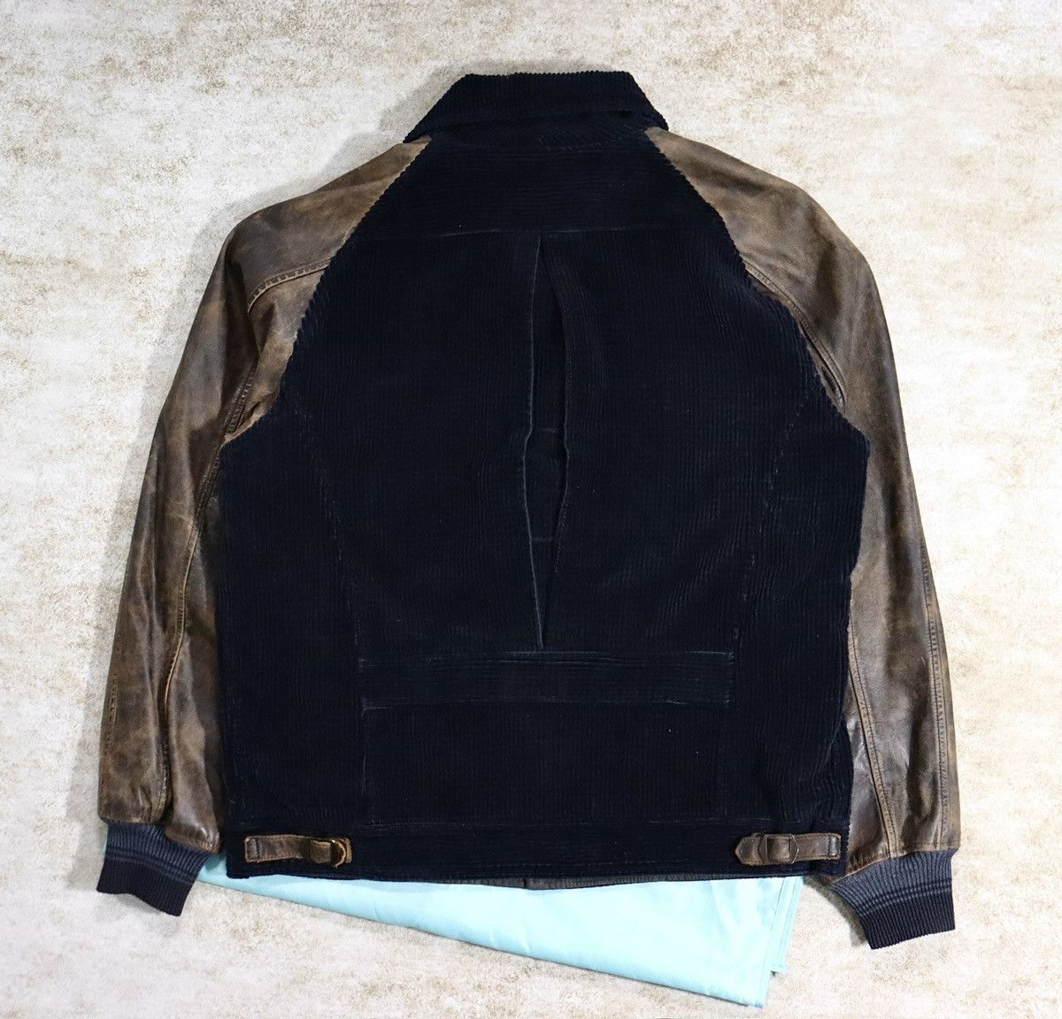 Ralph Lauren Ralph Lauren RRL Appliquéd Corduroy Leather-Sleeve Jacket Size US M / EU 48-50 / 2 - 7 Thumbnail