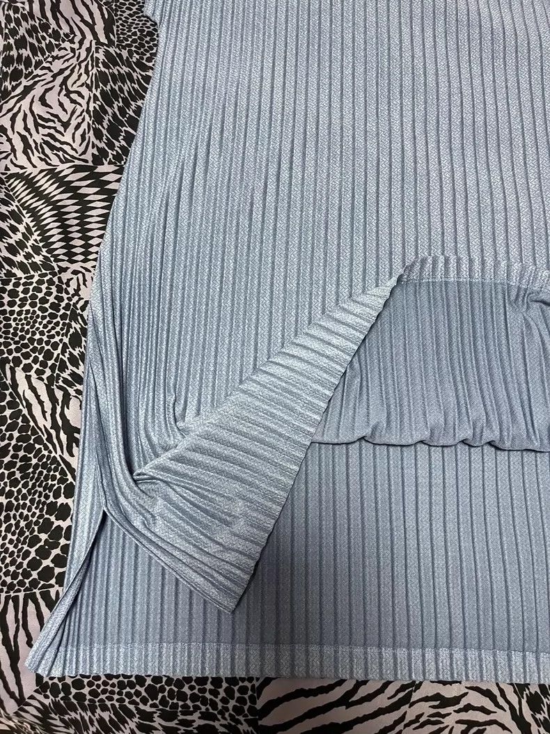 Issey Miyake Issey Miyake Haze blue pleated vest Size L / US 10 / IT 46 - 2 Thumbnail