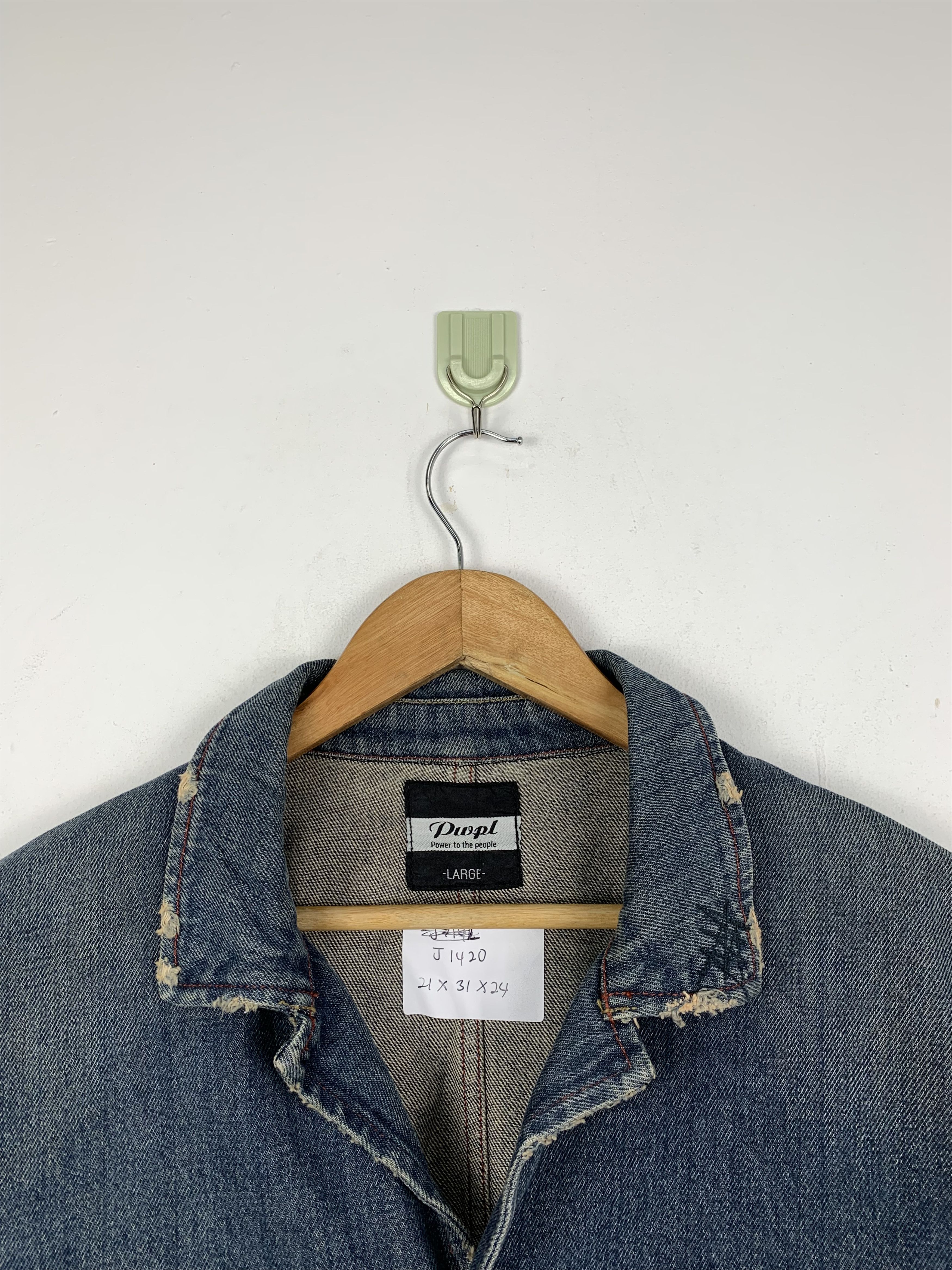 Japanese Brand Vintage Japanese Brand Denim Jacket J1420 Size US L / EU 52-54 / 3 - 7 Thumbnail