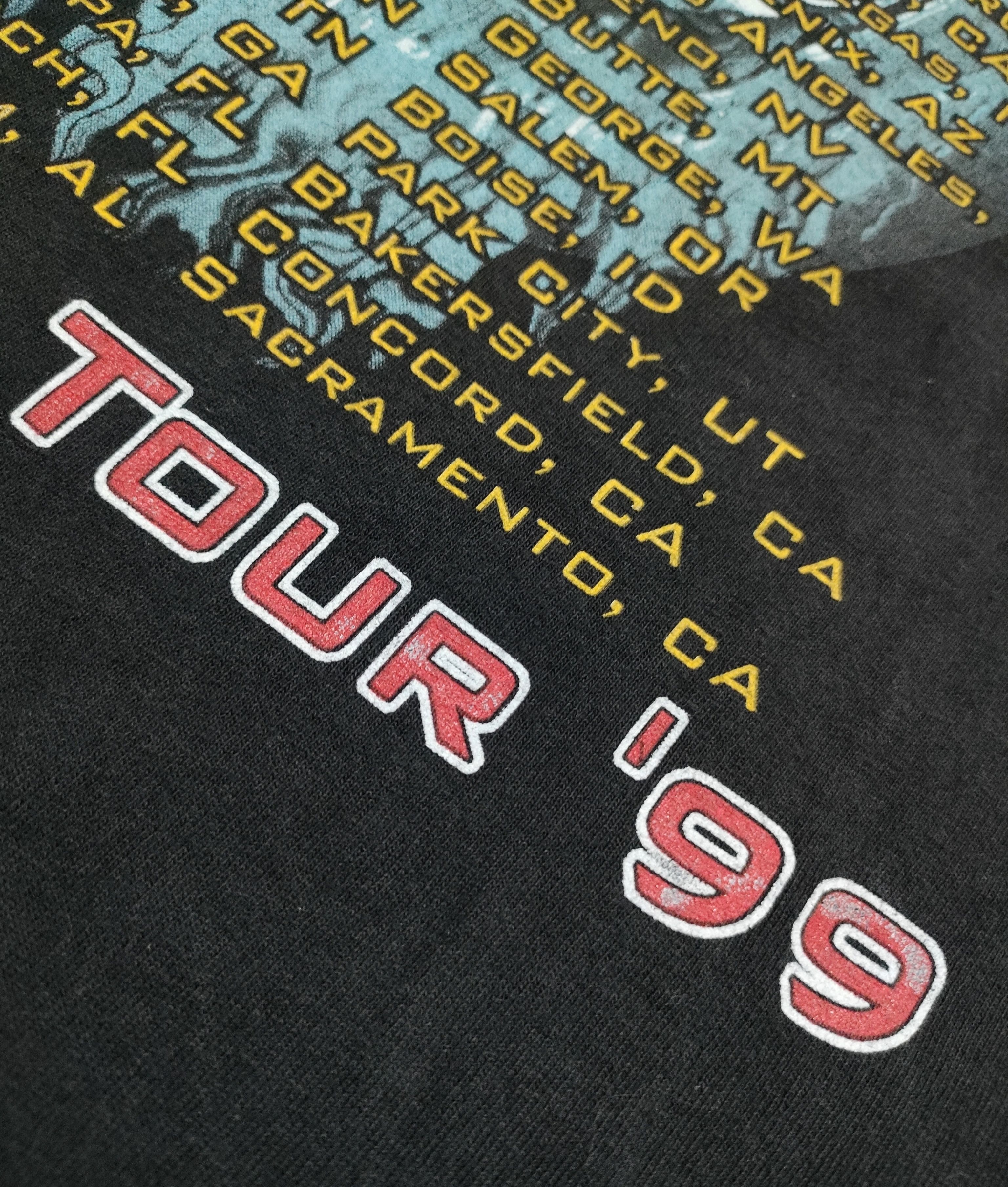 Band Tees × Vintage 90s JOURNEY SUMMER '99 TOUR Vintage T-Shirt Size US XL / EU 56 / 4 - 16 Thumbnail
